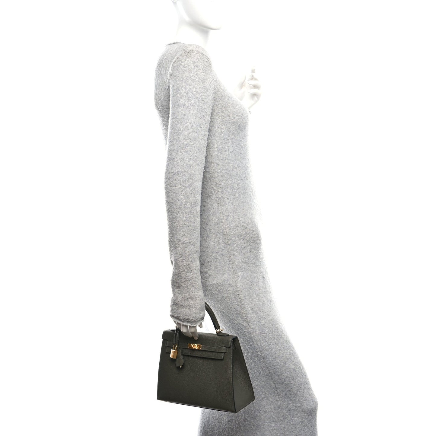 Hermes Epsom Kelly Sellier 25 Vert De Gris