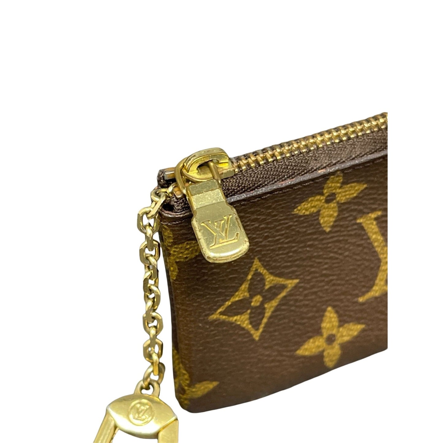 LOUIS VUITTON Louis Vuitton Monogram Key Pouch Clutch