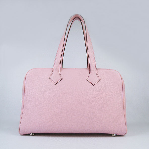 Luxury Hermes Togo leather handbag H2802 pink
