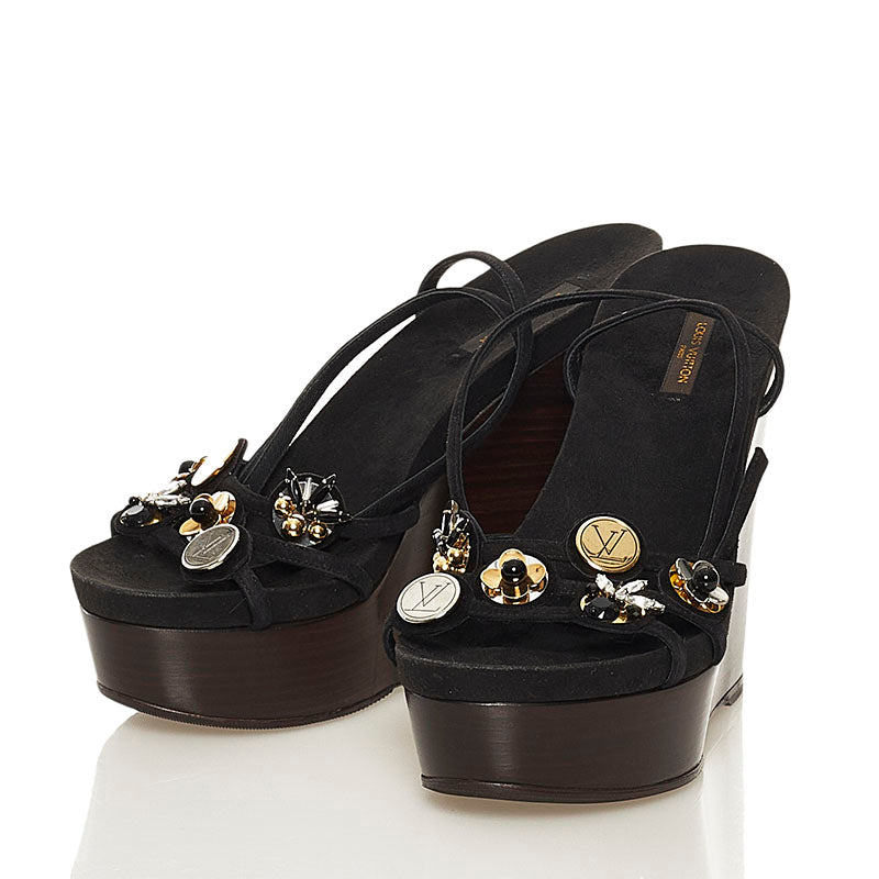 Louis Vuitton Louis Vuitton Pumpkins Swede Black Brown 's Eyes