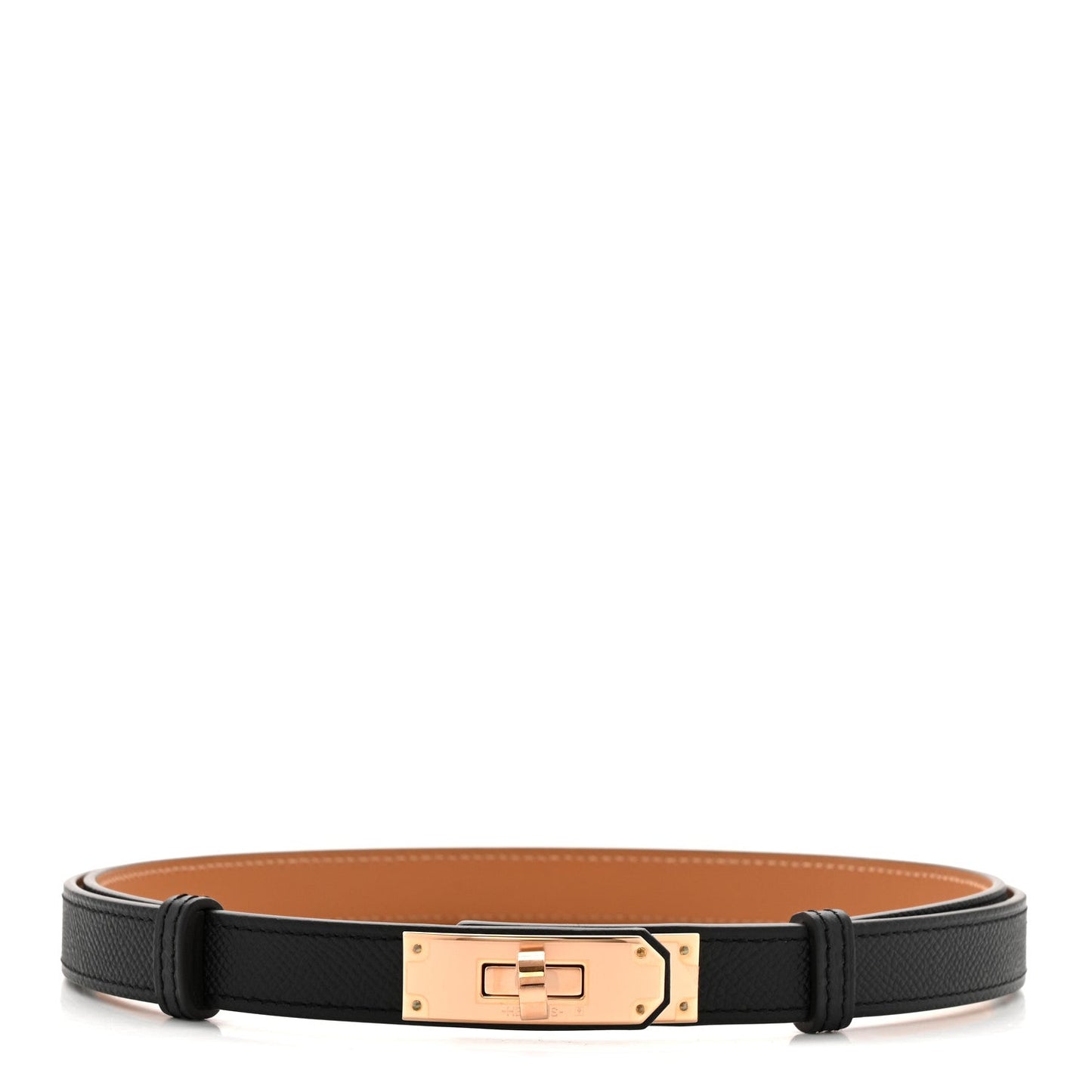 Hermes Epsom Kelly Belt Black