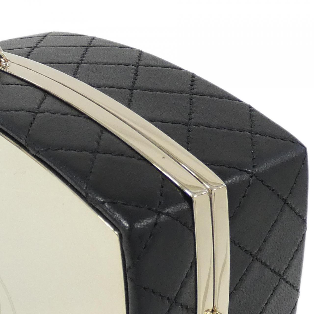 Chanel Lambskin Chain Clutch