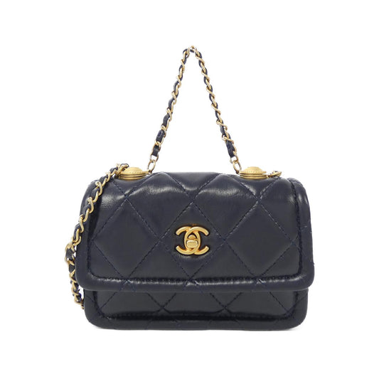 Chanel Chain Clutch Lambskin Clutch Bag