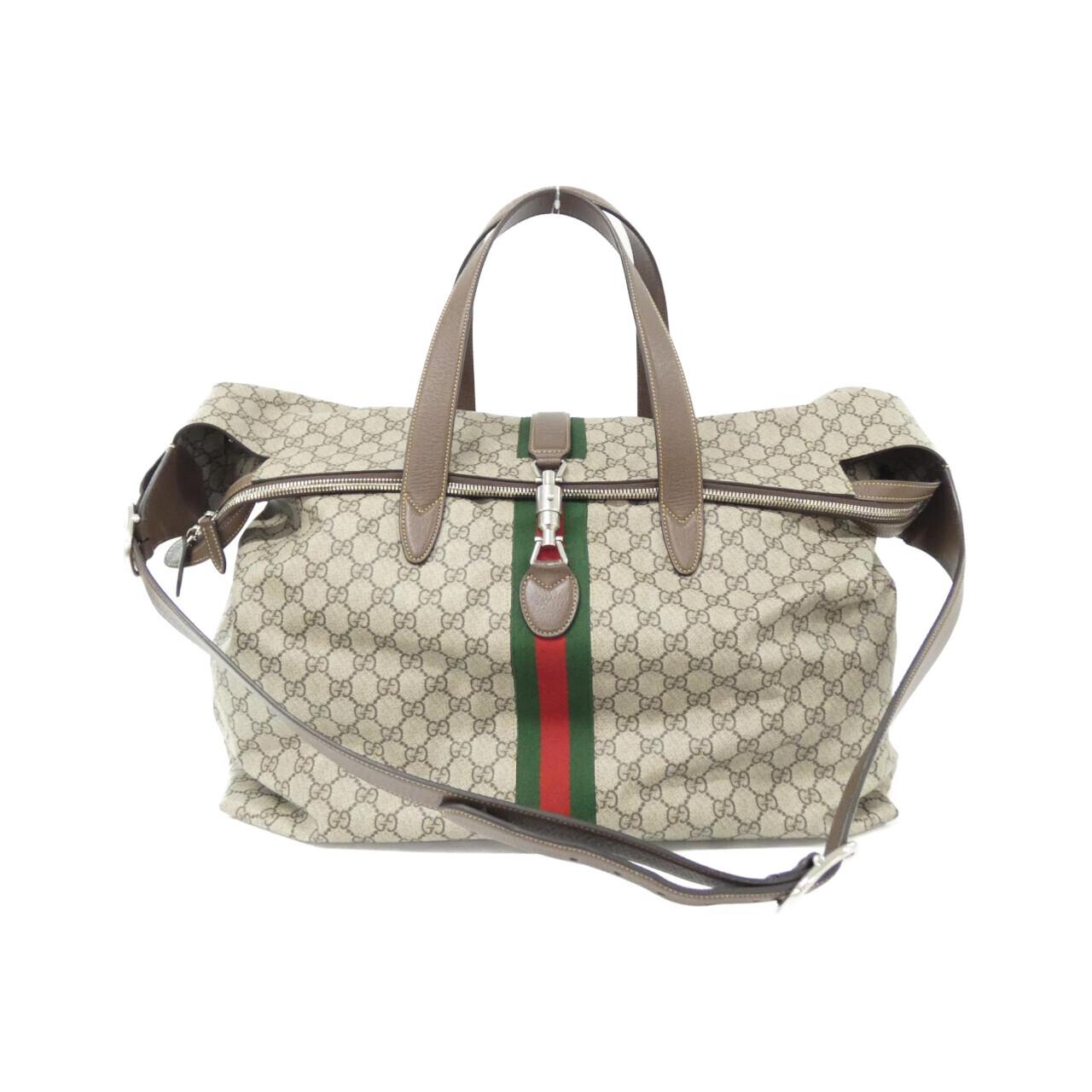 Gucci JACKIE 1961 GG Supreme Tender Canvas Boston Bag