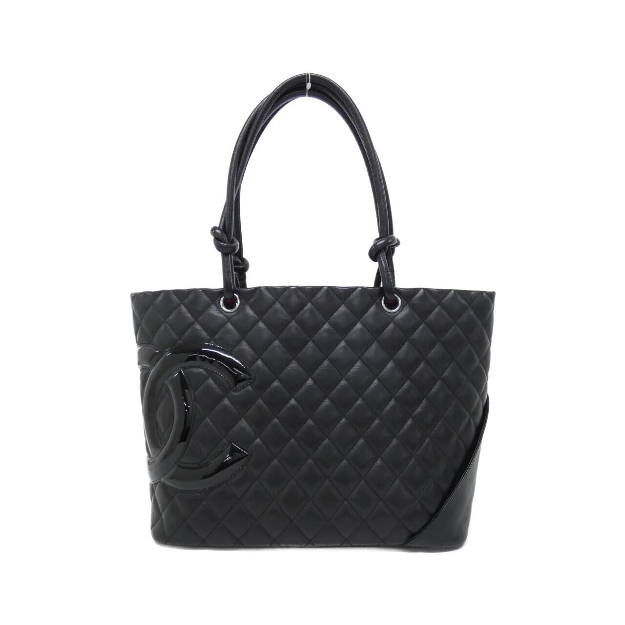 Chanel Cambon Line Calfskin Patent Leather Bag