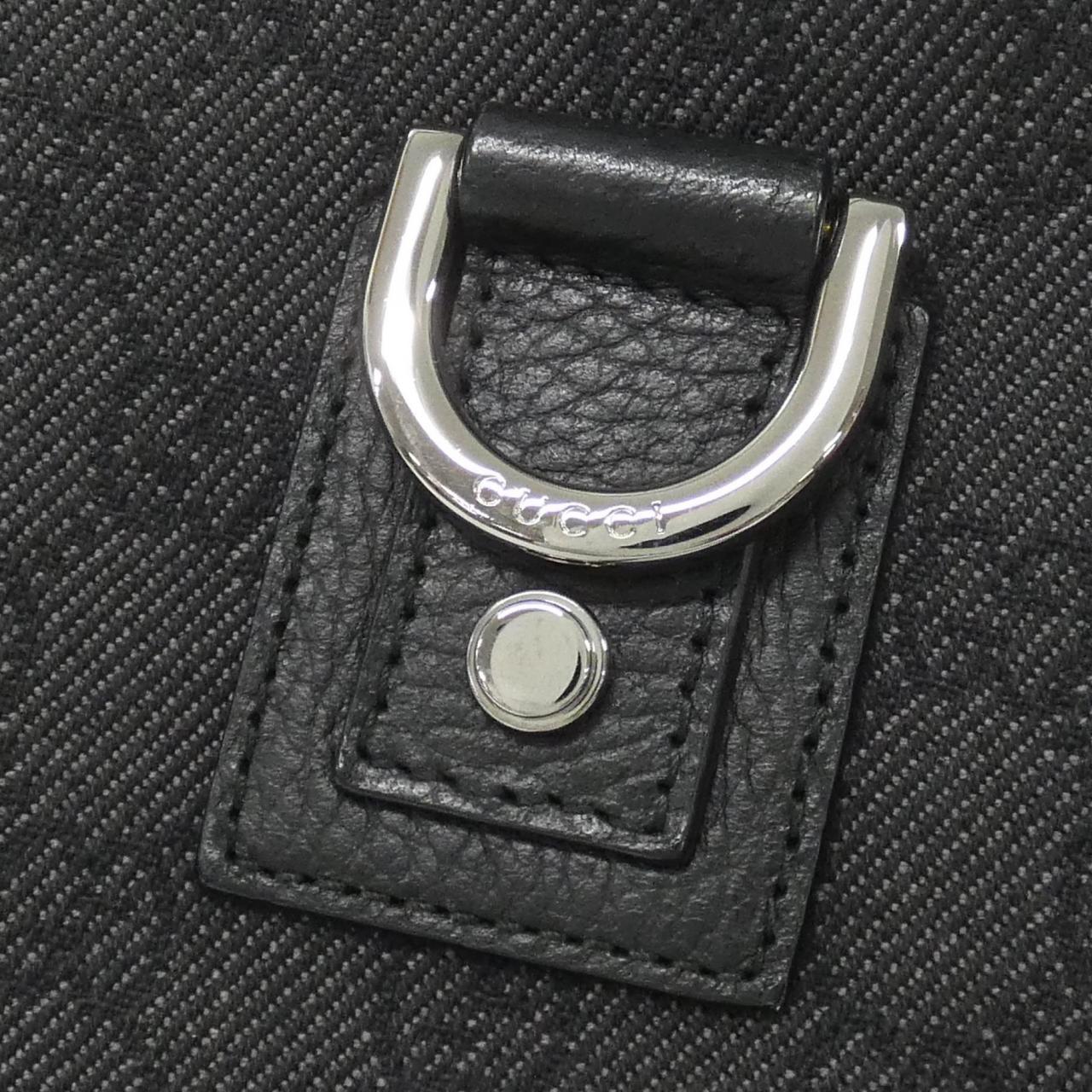 Gucci 268642 GG Denim Shoulder Bag