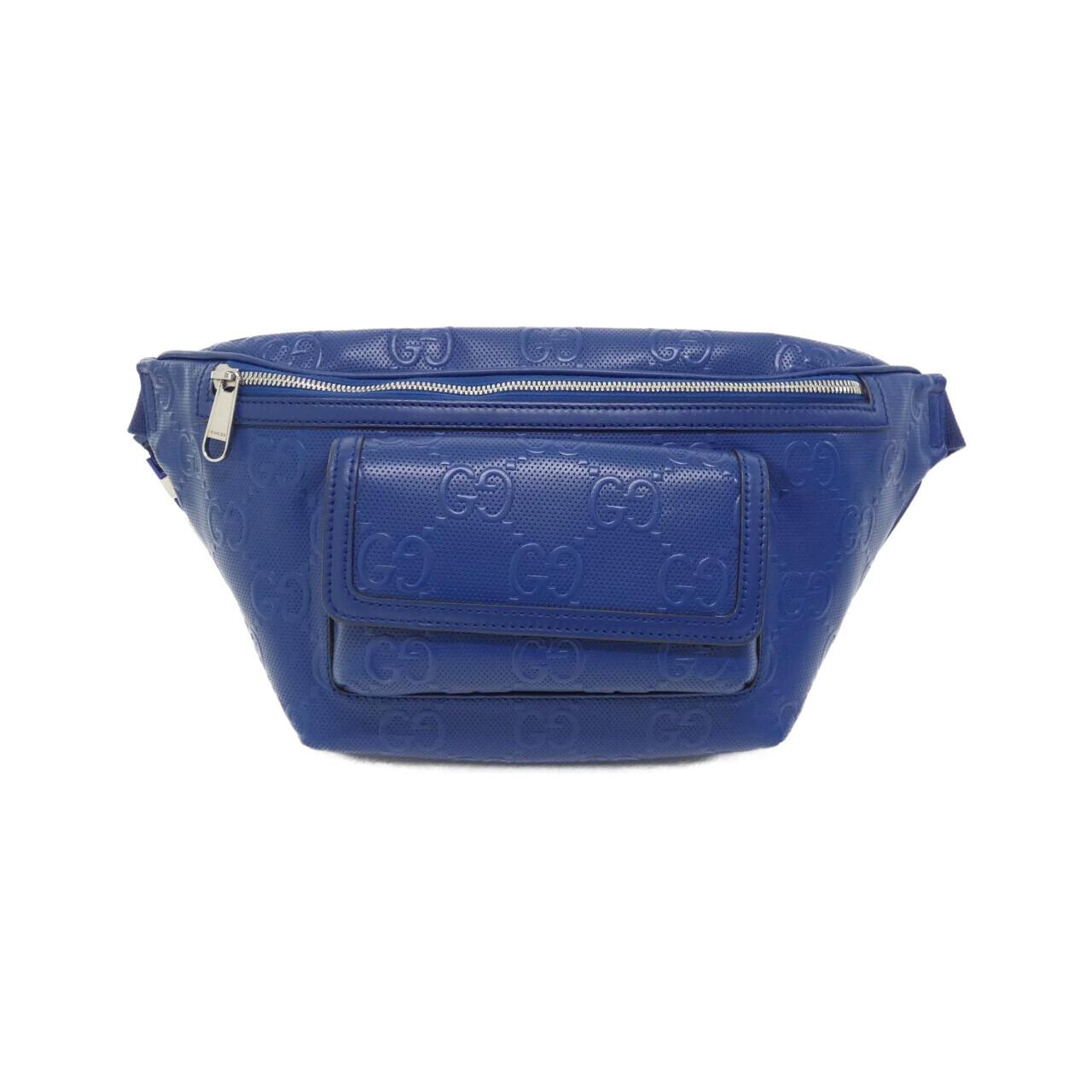 Gucci GG Embossed Leather Waist Bag