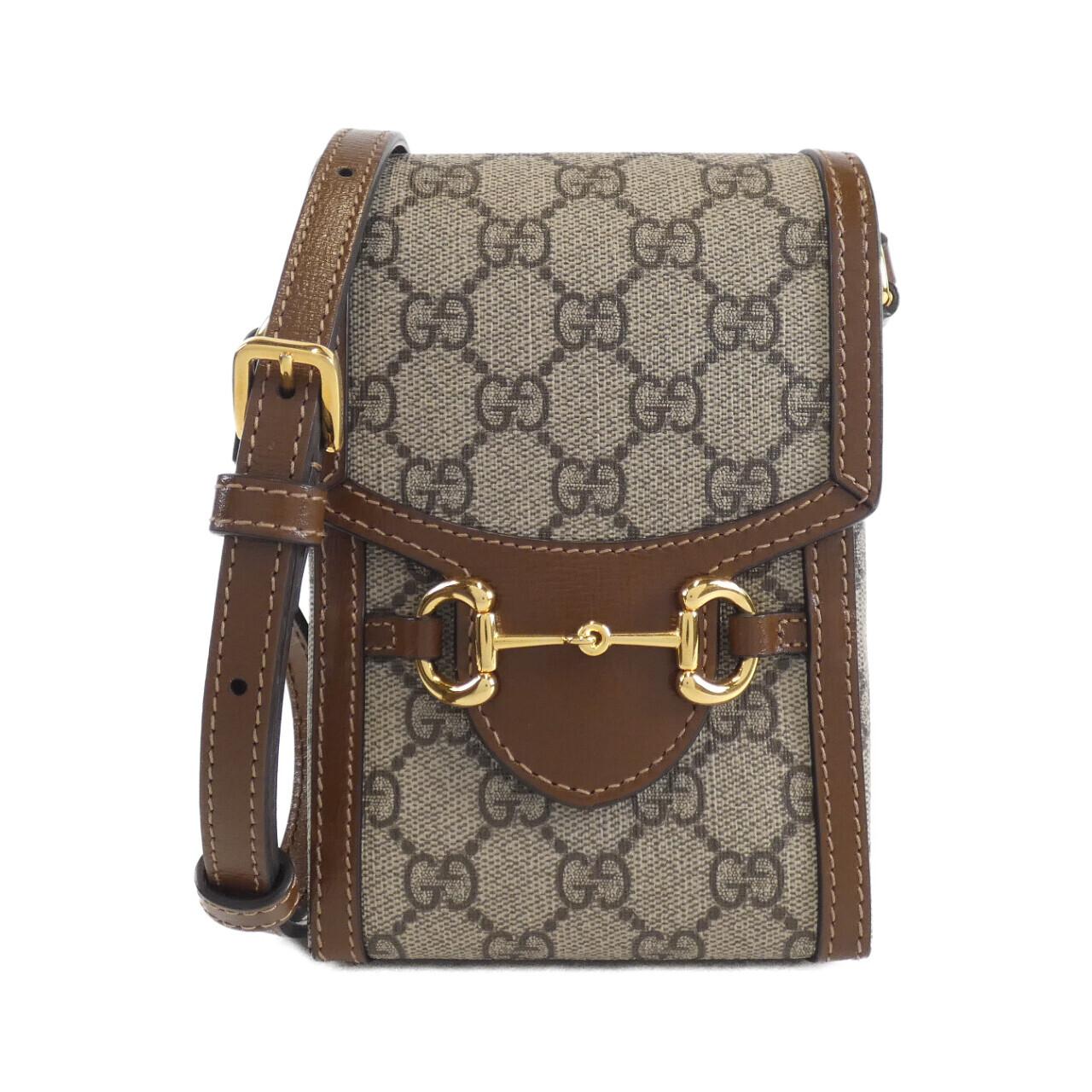 Gucci Horsebit 1955 GG Supreme Canvas Shoulder Bag