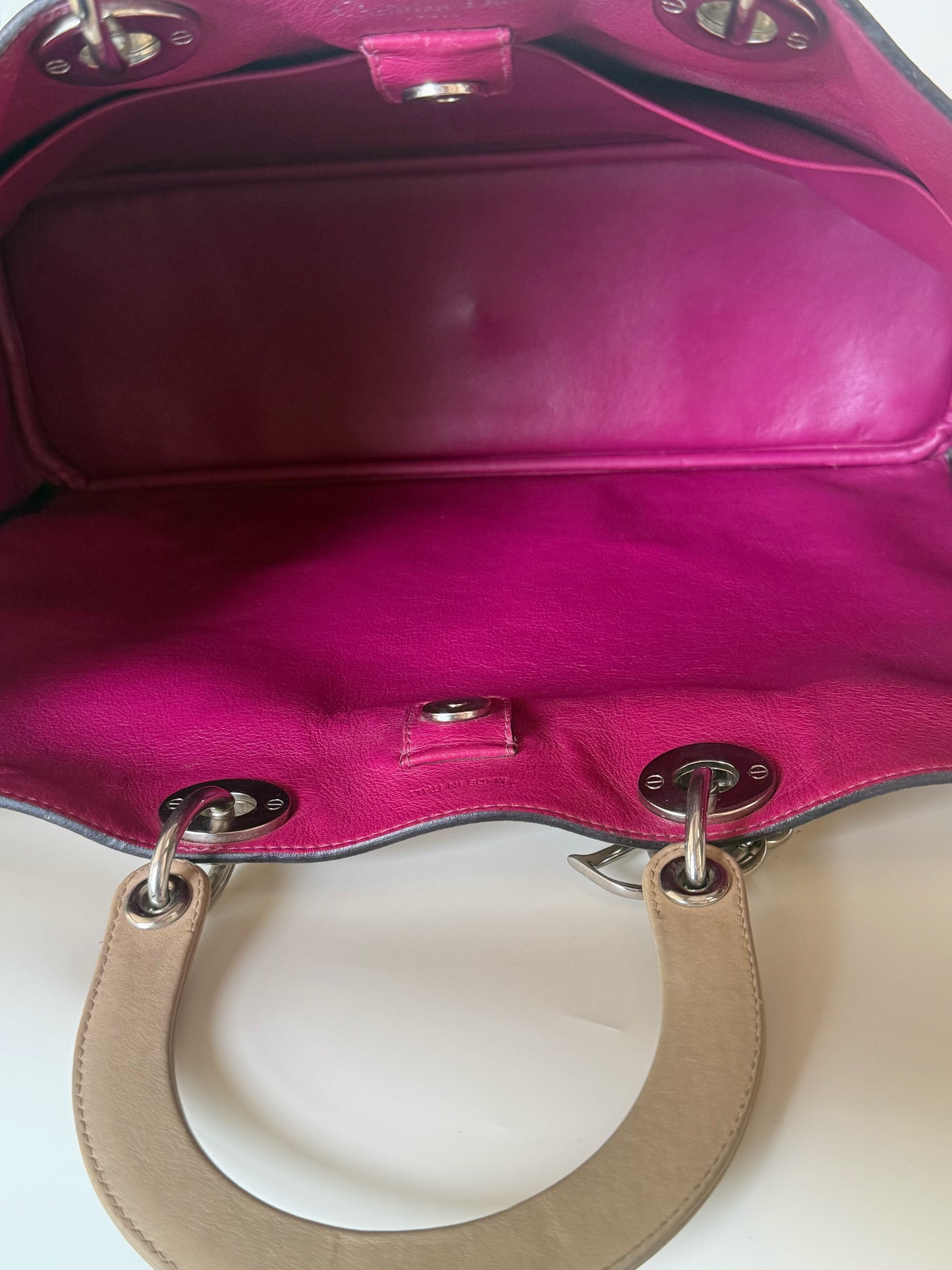 Christian Dior Smooth Calfskin Diorissimo Tote