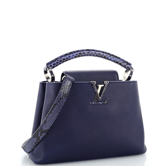 Louis Vuitton Capucines Bag Leather with Python BB