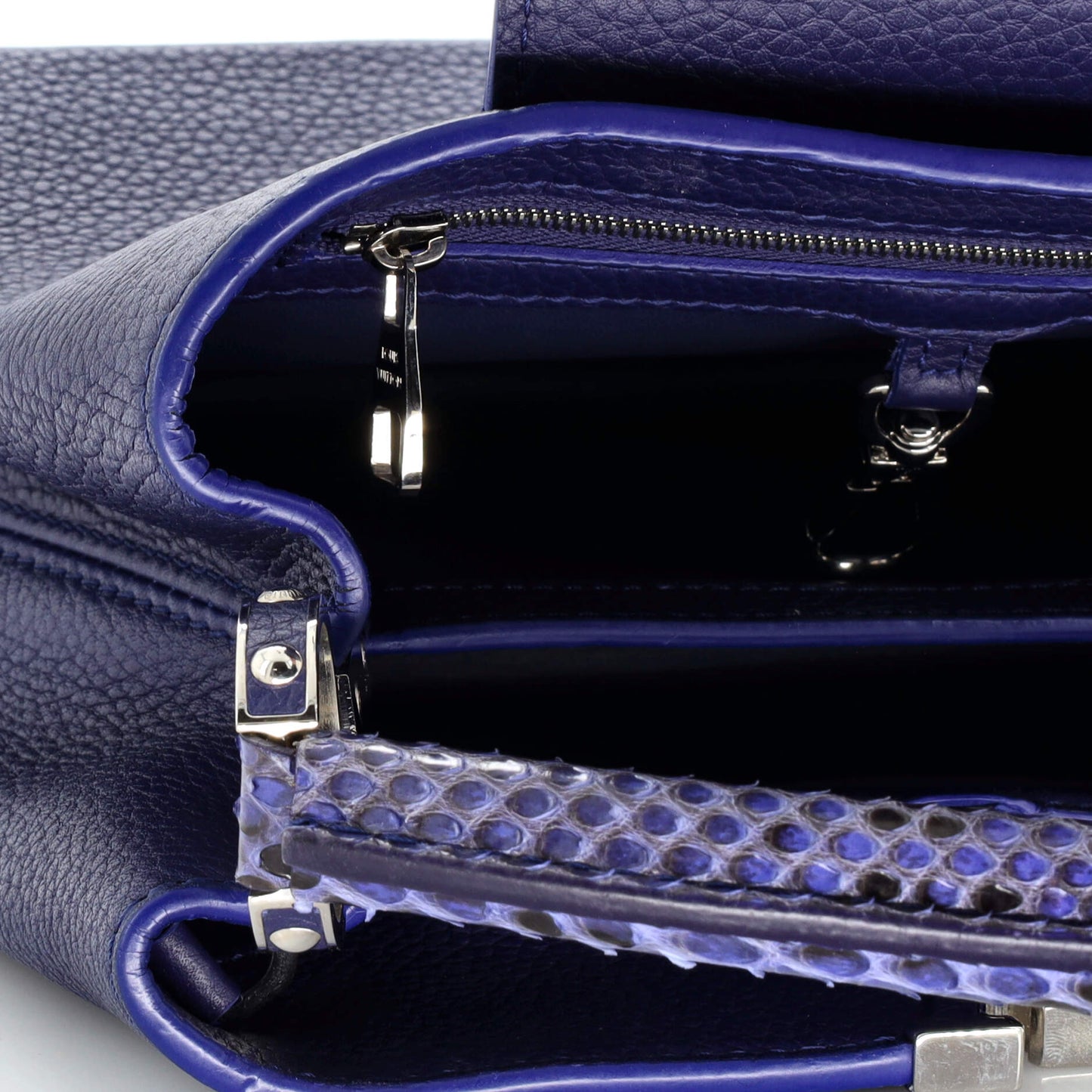 Louis Vuitton Capucines Bag Leather with Python BB