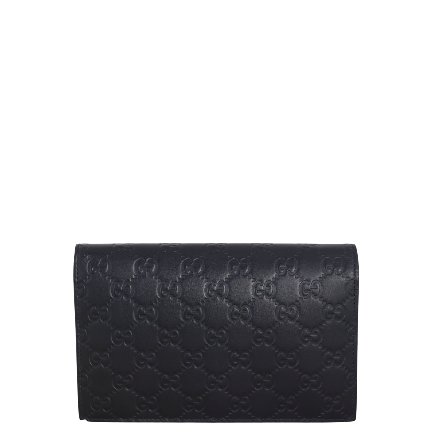 Gucci Guccissima Bow Wallet on Chain