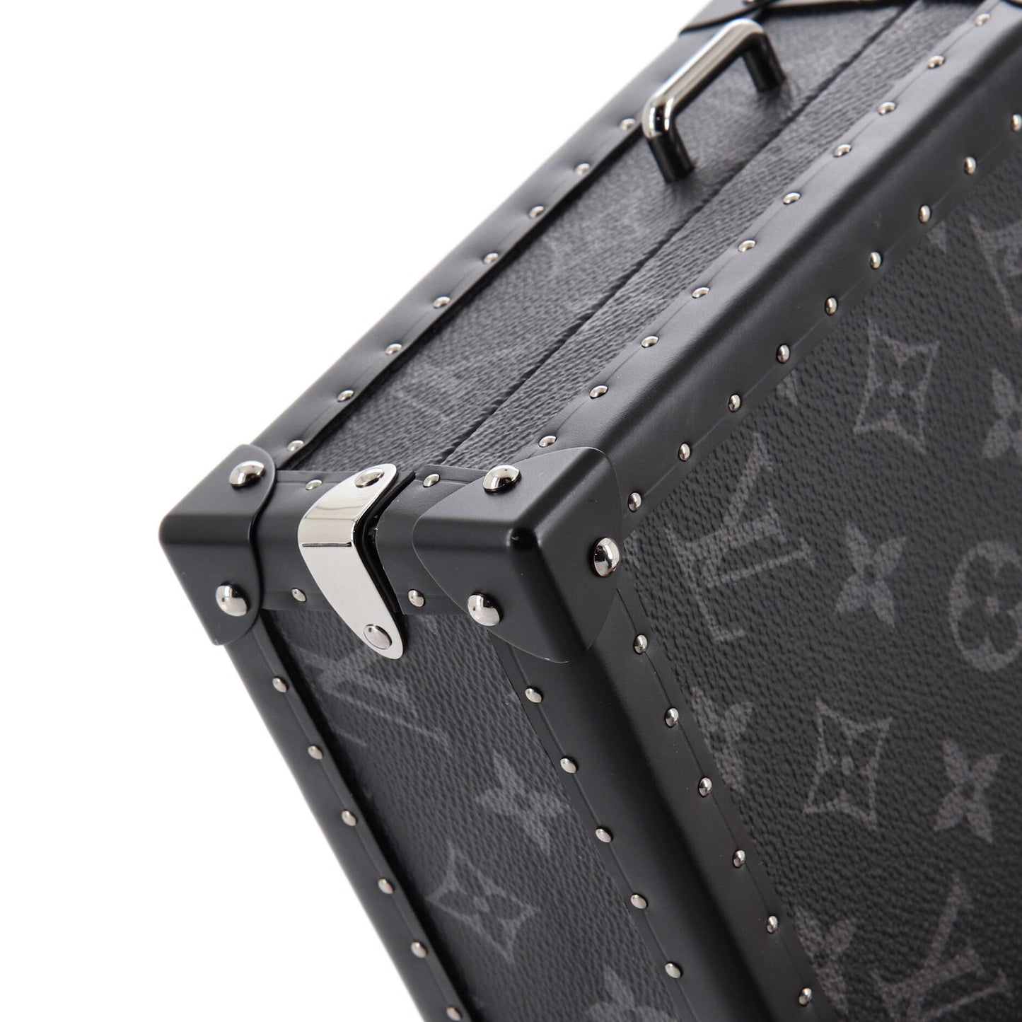 Louis Vuitton Clutch Box Bag Monogram Eclipse and Leather