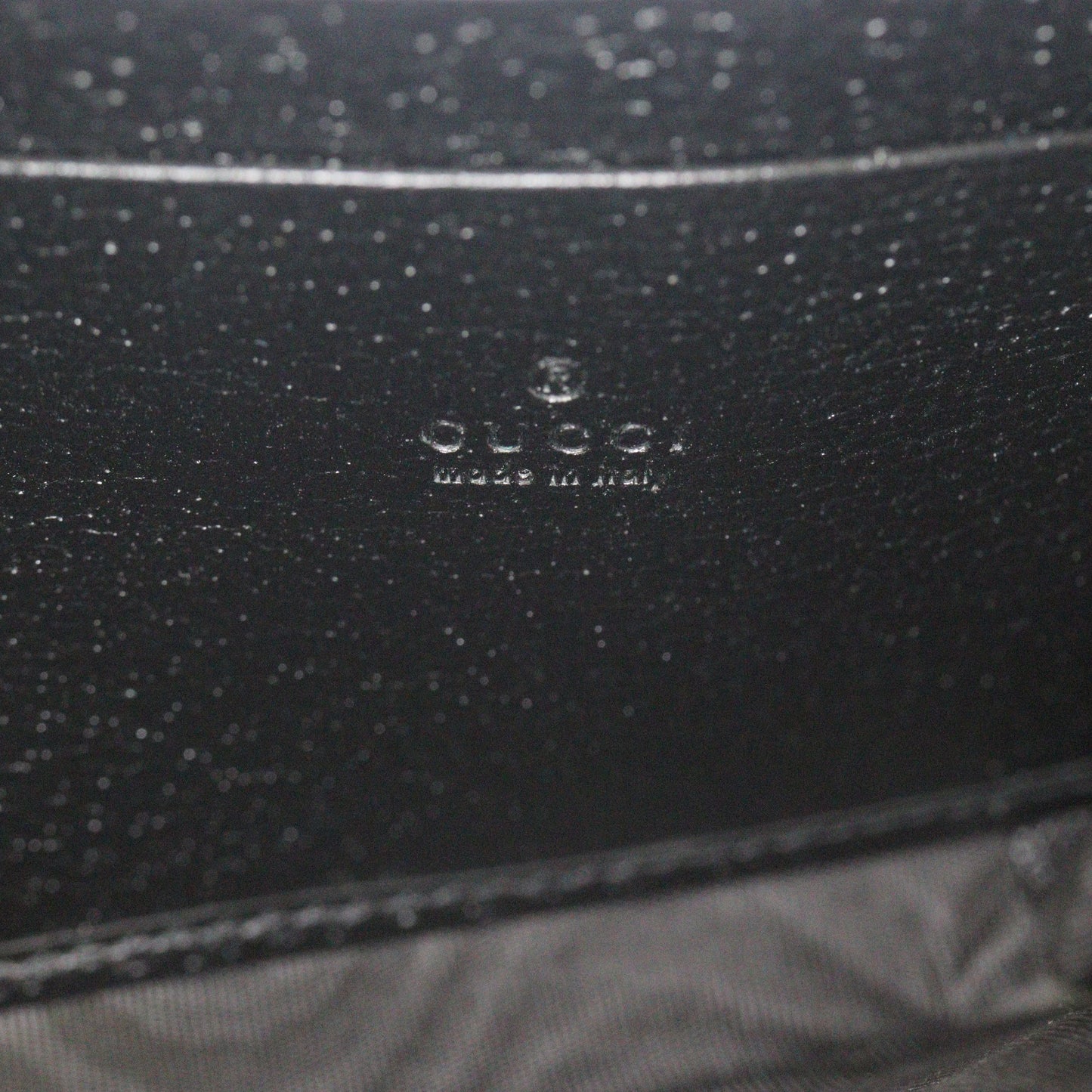 Gucci Dionysus GG Denim Chain Wallet