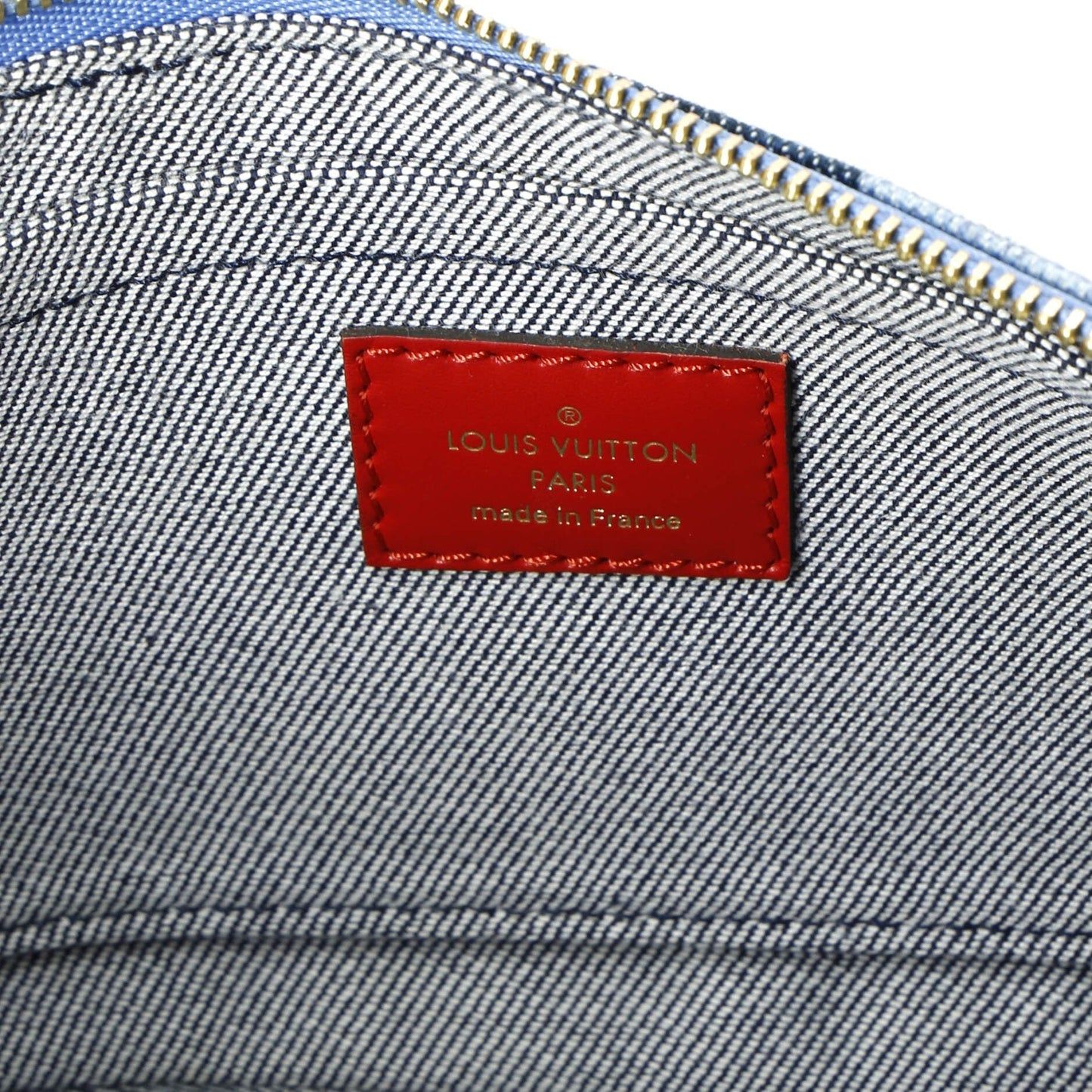 Louis Vuitton Multi Pochette Accessoires Damier and Monogram Patchwork Denim