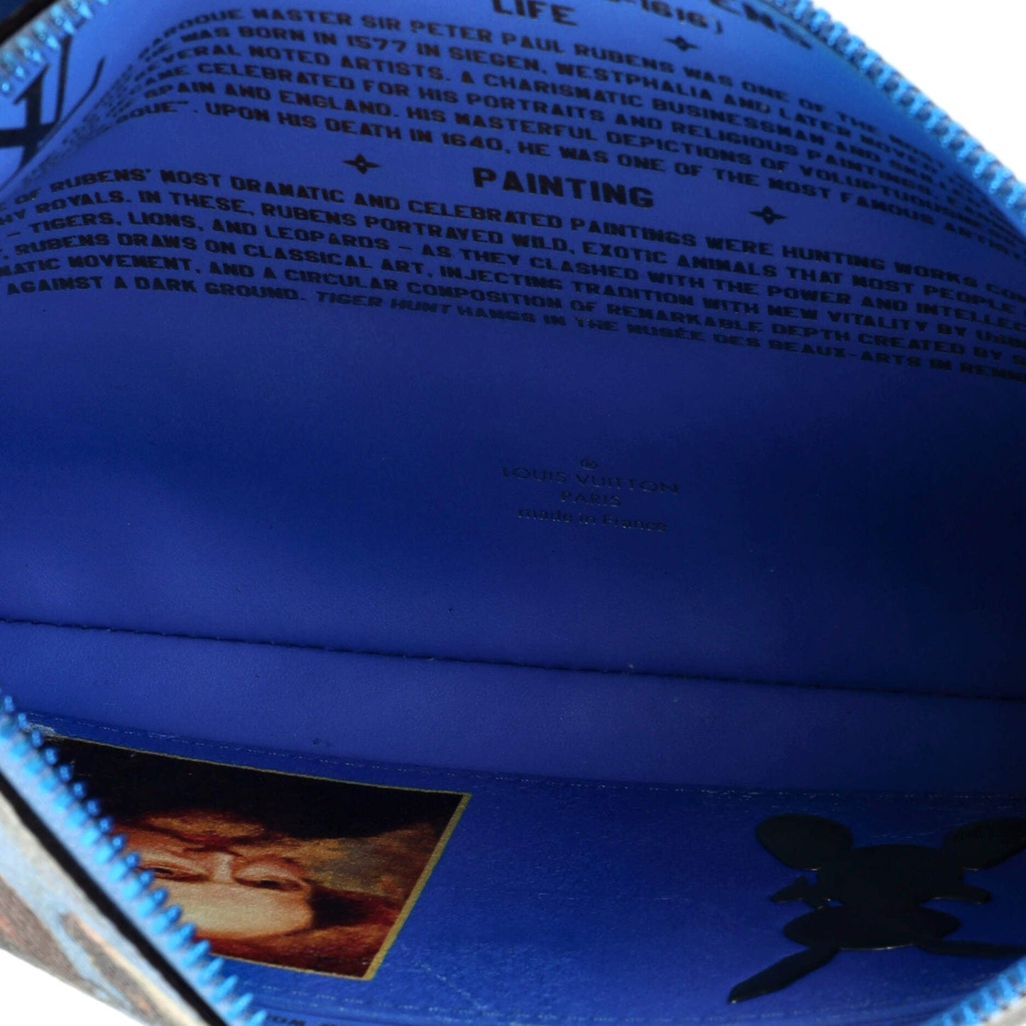 Louis Vuitton Pochette Clutch Limited Edition Jeff Koons Rubens Print Canvas