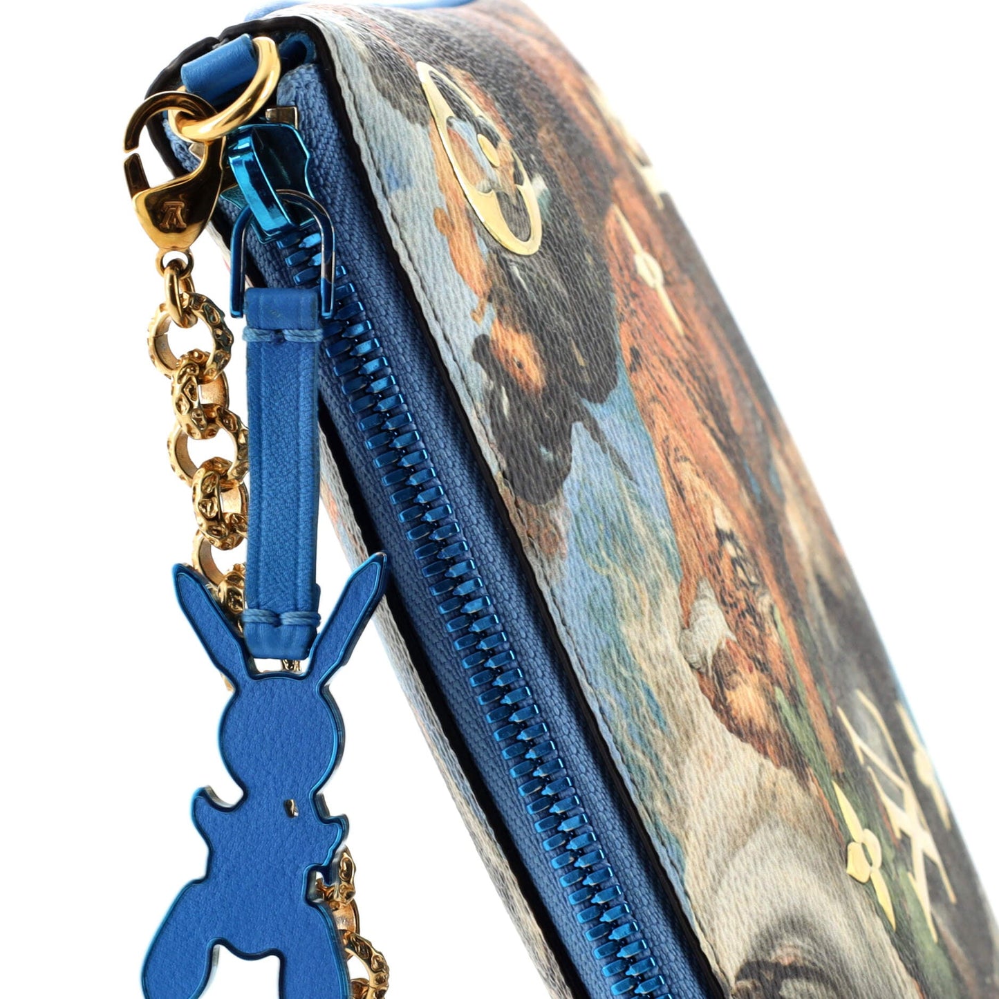 Louis Vuitton Pochette Clutch Limited Edition Jeff Koons Rubens Print Canvas