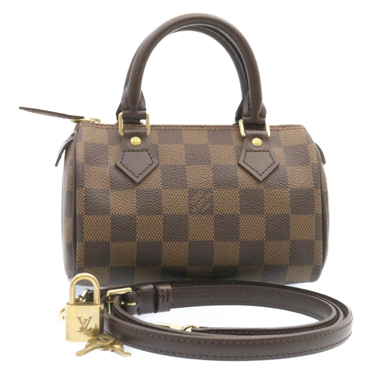 LOUIS VUITTON Damier Ebene Mini Speedy Hand Bag M41534 LV  27265A