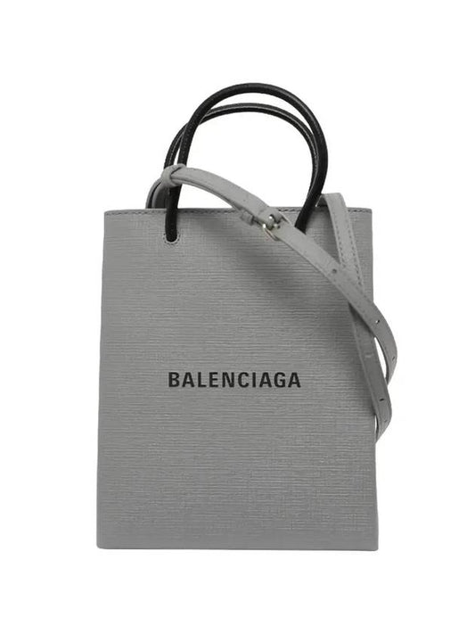 Luxury Balenciaga Trending 2026 Logo Top Handle Tote Bag Grey