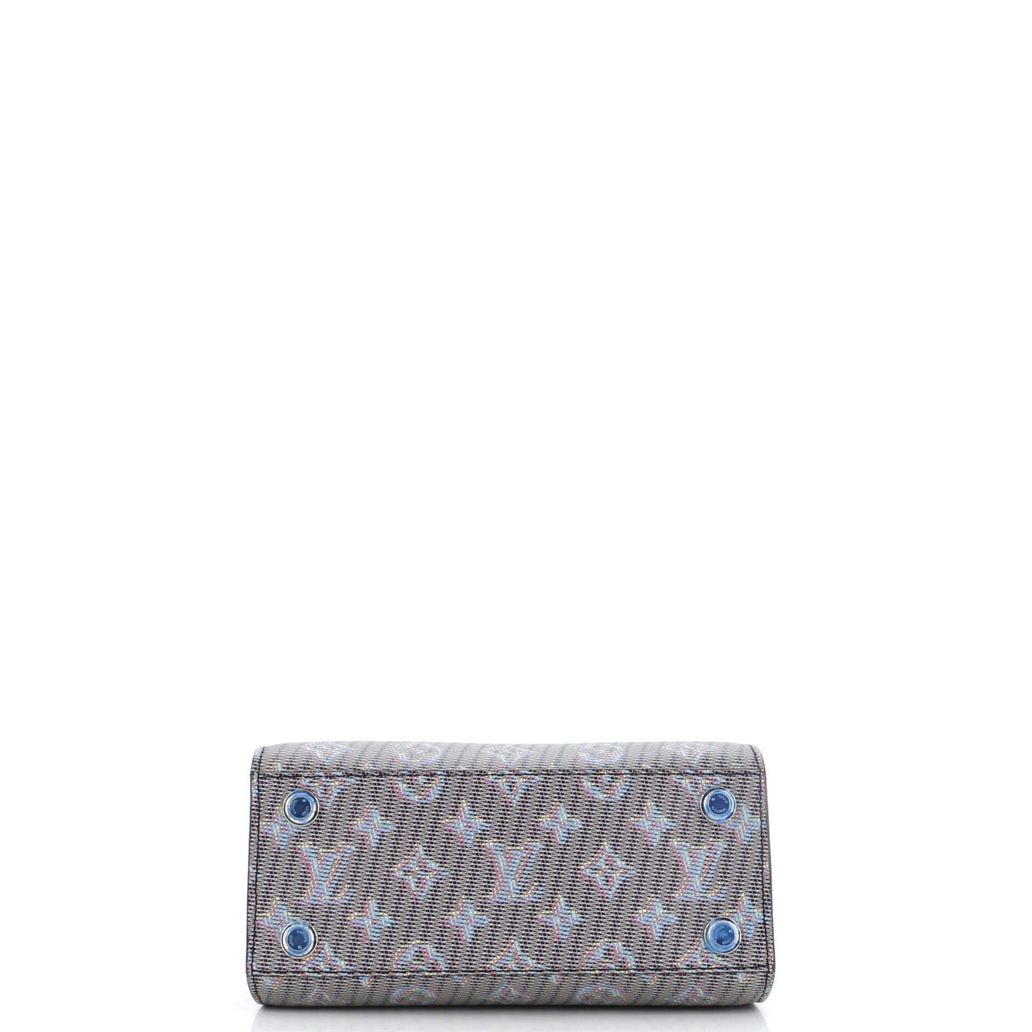 Louis Vuitton City Steamer Handbag Damier Monogram LV Pop Leather Mini
