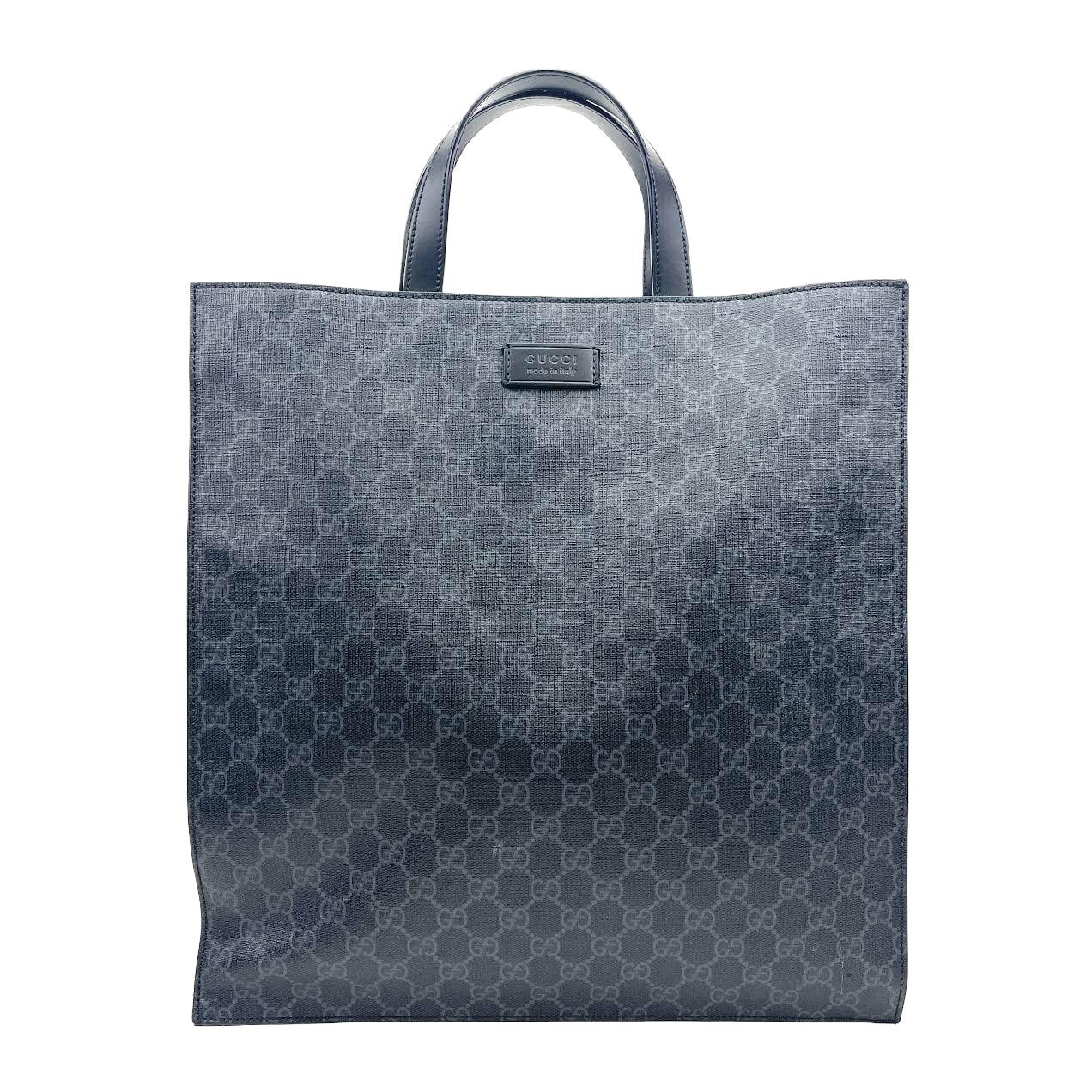 Gucci Leather Canvas Tote