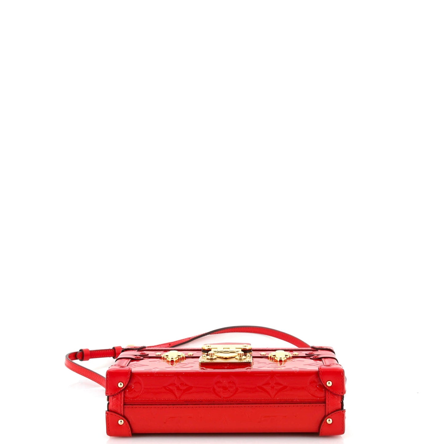 Louis Vuitton Petite Malle Handbag Monogram Vernis