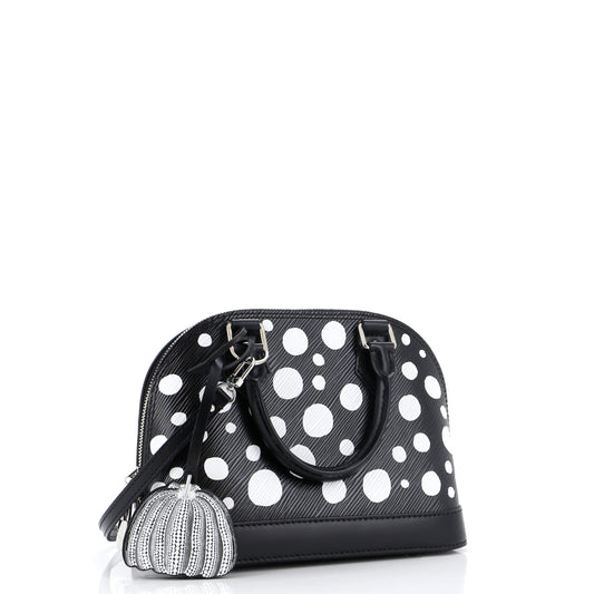 Louis Vuitton Alma Handbag Yayoi Kusama Infinity Dots Epi Leather BB