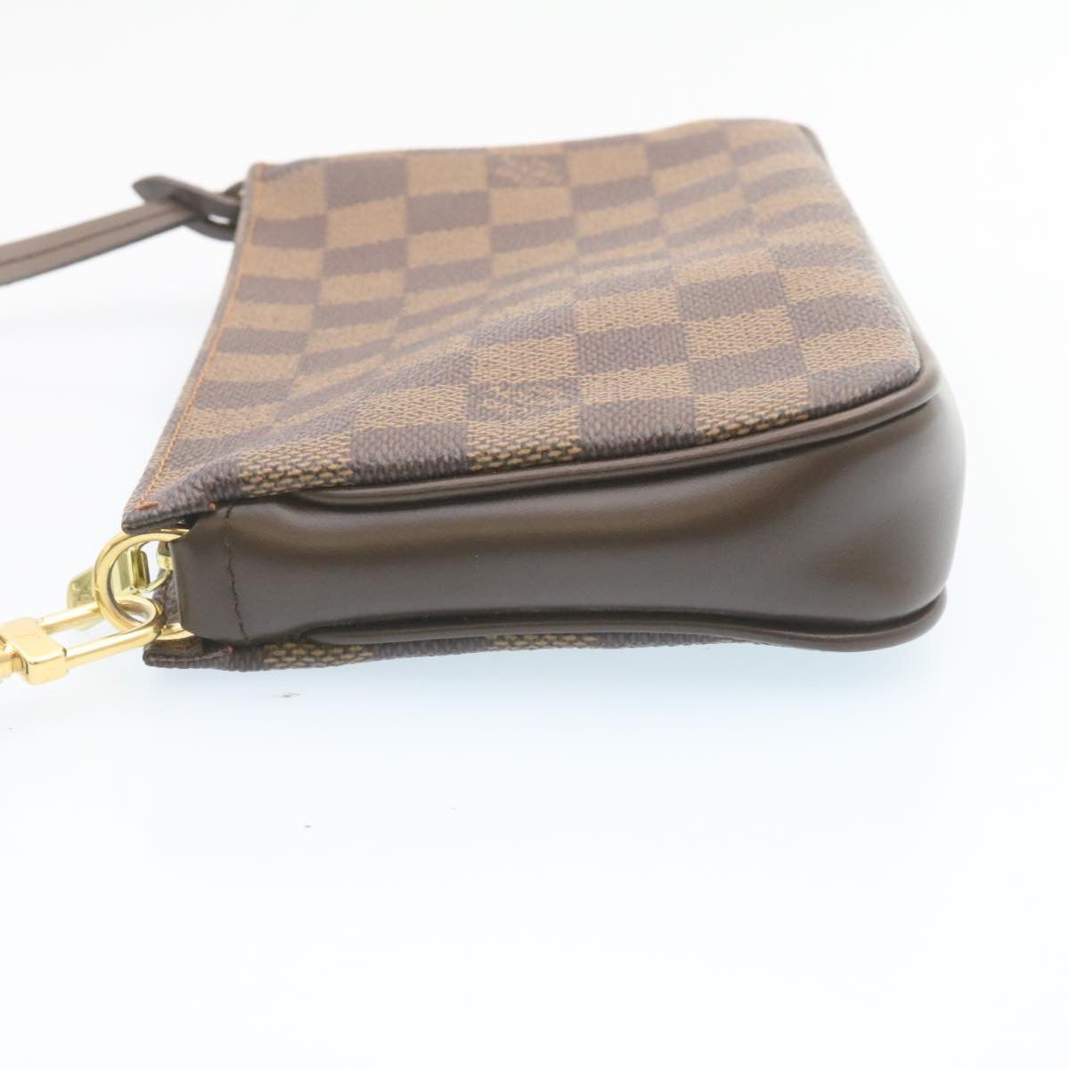 LOUIS VUITTON Damier Ebene Navona Accessory Pouch LV Auth 27452A Clutch