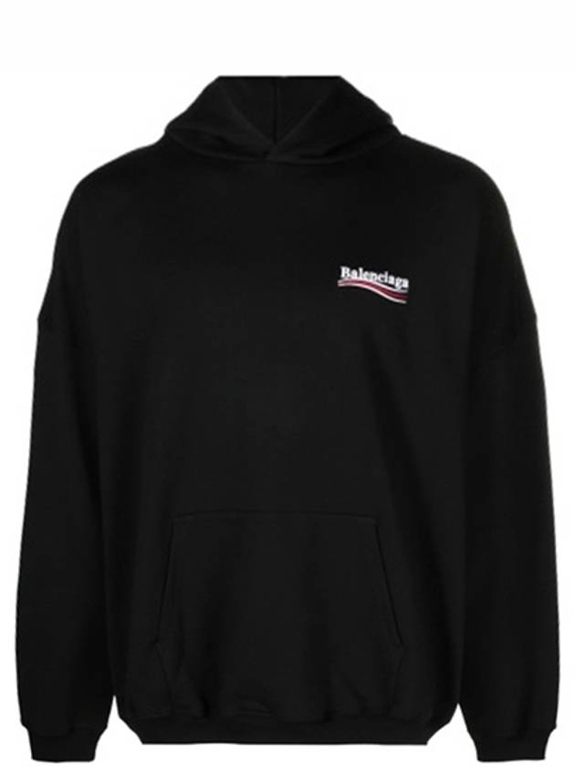 Luxury Balenciaga Trending 2026 Men's Embroidered Logo Hoodie Black