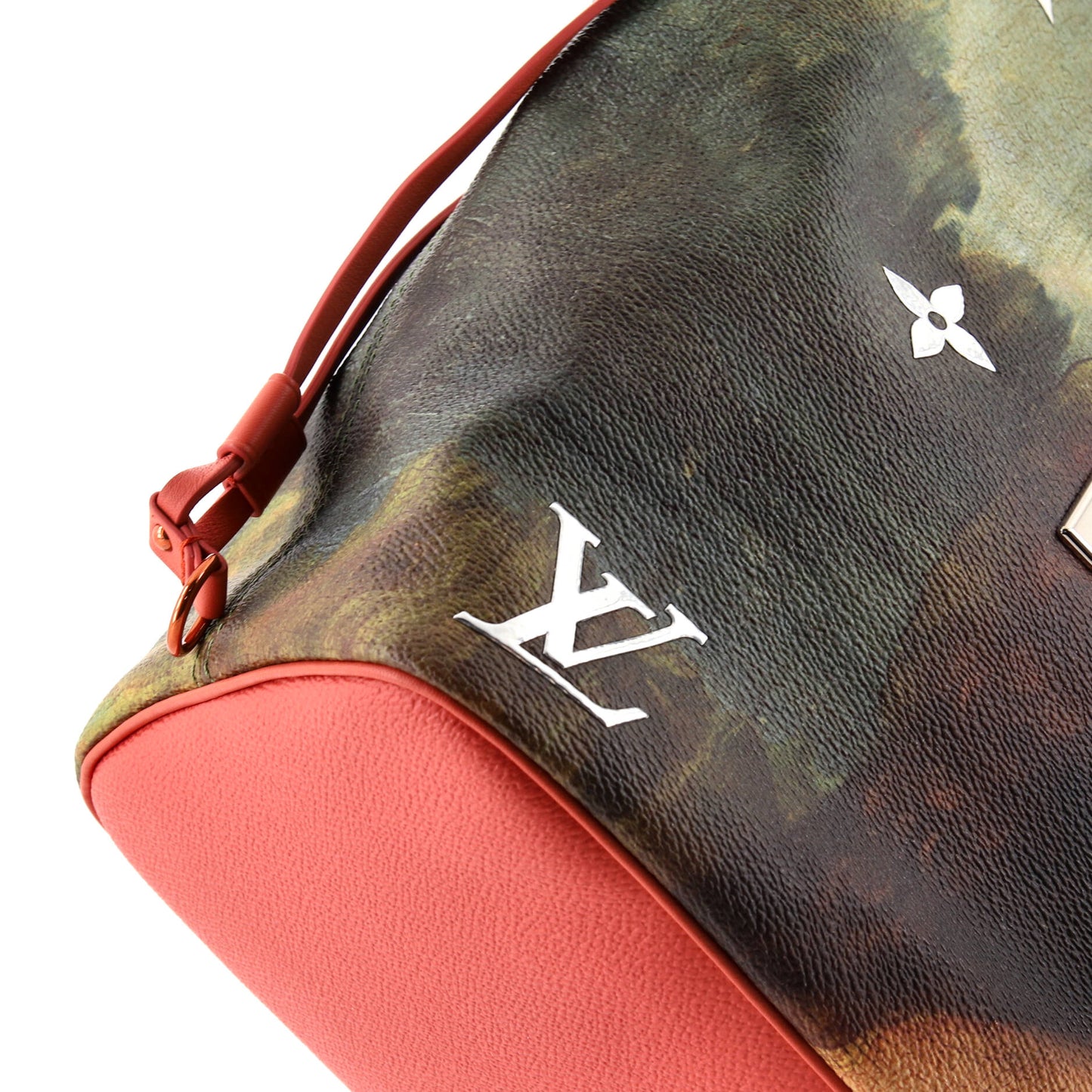 Louis Vuitton Neverfull NM Tote Limited Edition Jeff Koons Da Vinci Print Canvas MM