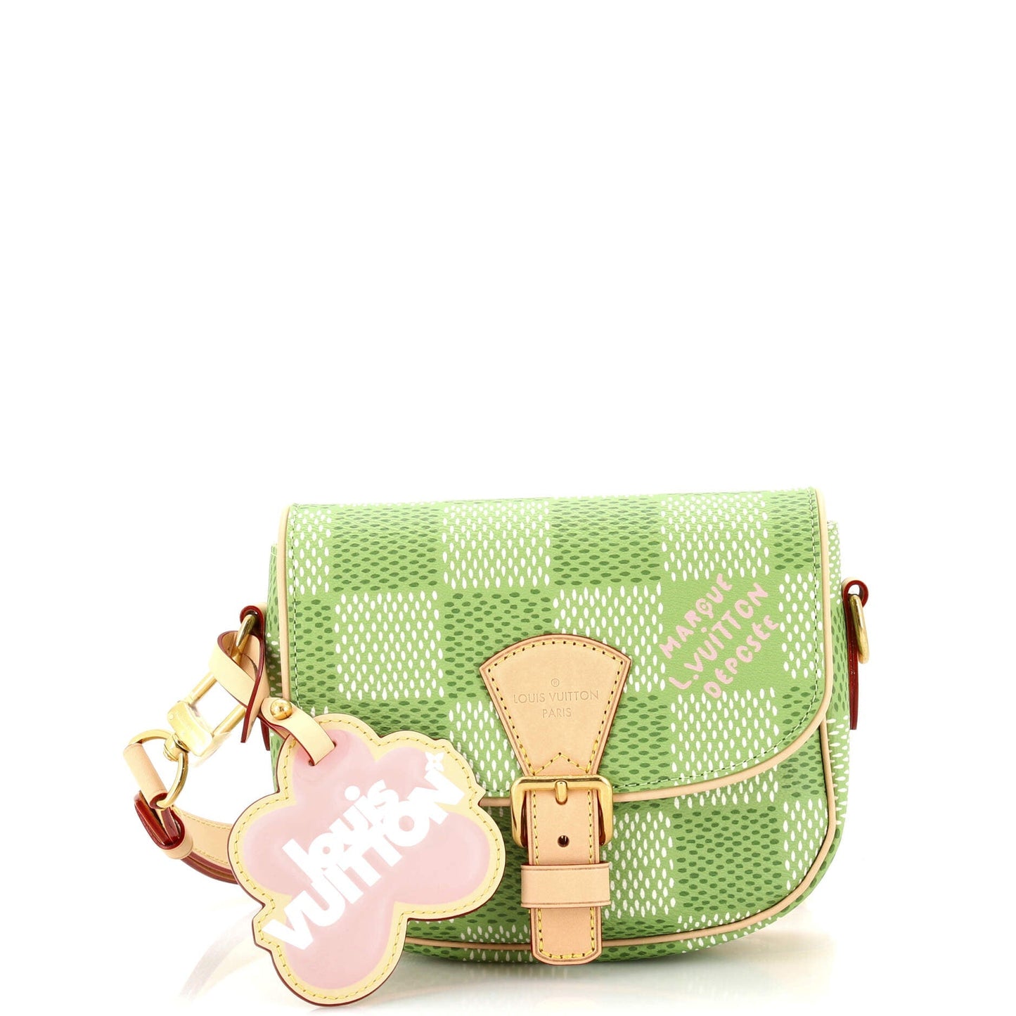 Louis Vuitton Montsouris Round Flap Messenger Bag Tyler the Creator Giant Damier Golf