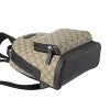 Gucci Front Pocket Backpack Gg Coated Canvas Beige Canvas Backpack Bag ( )