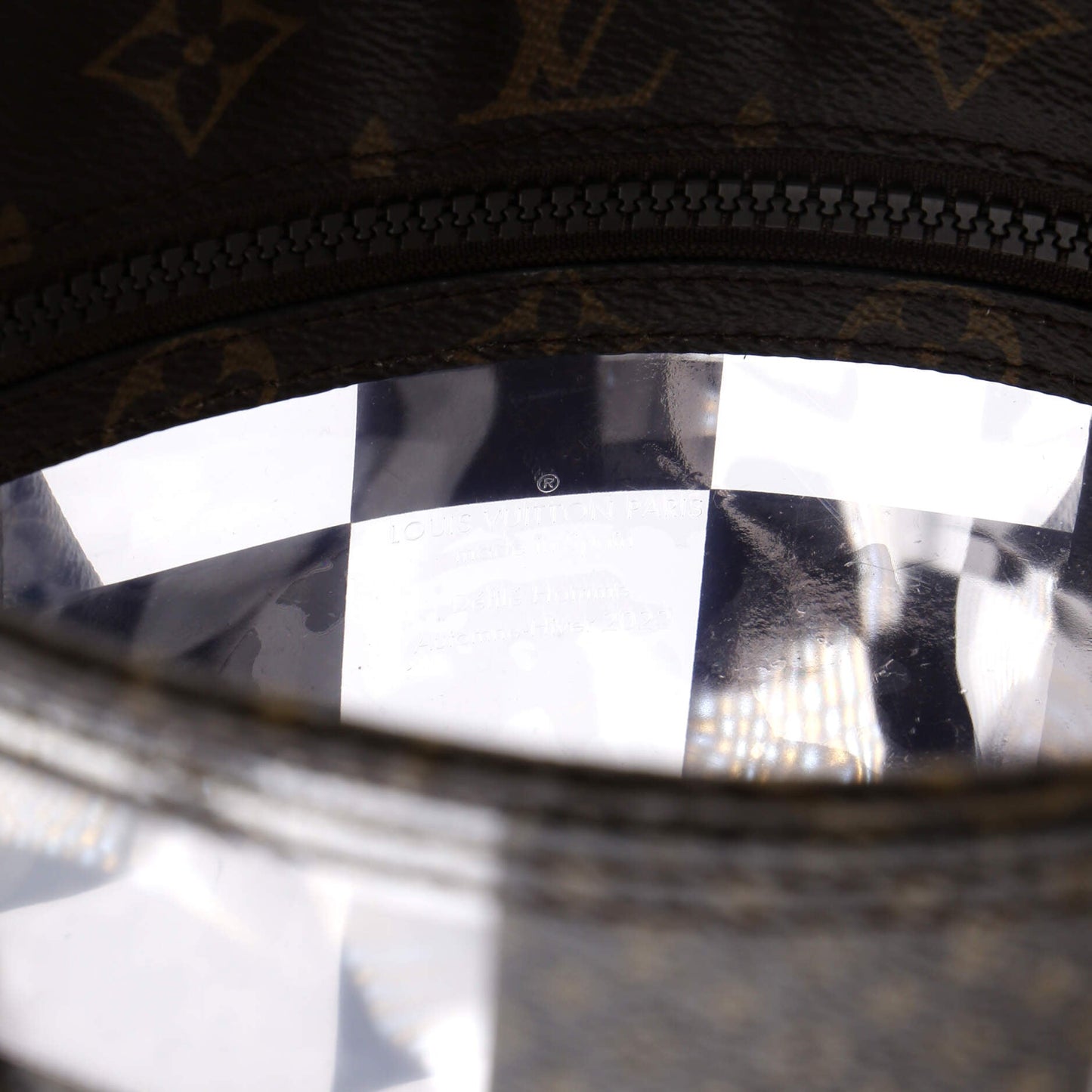 Louis Vuitton Sac Plat Bag Monogram Chess Coated Canvas and PVC