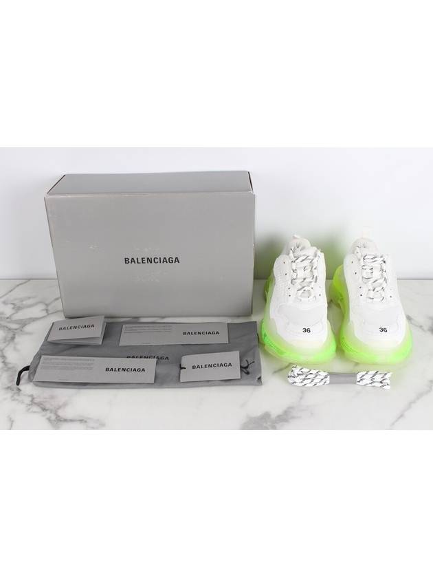 Luxury Balenciaga Trending 2026 Triple S Neon 36 230