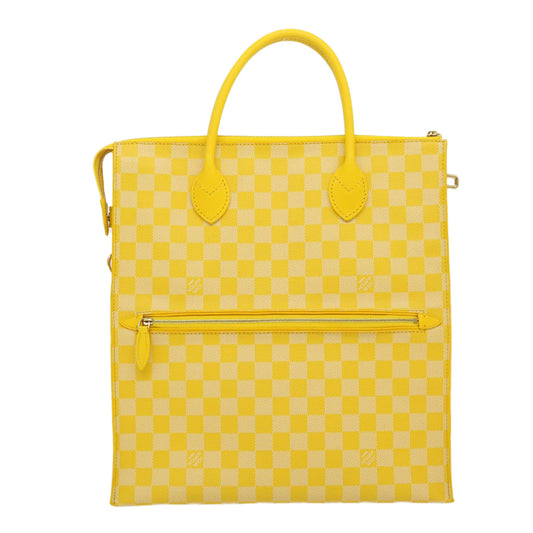 LOUIS VUITTON Damier Color Mobile 2way Shoulder Bag Yellow N41305 LV Auth 27711A