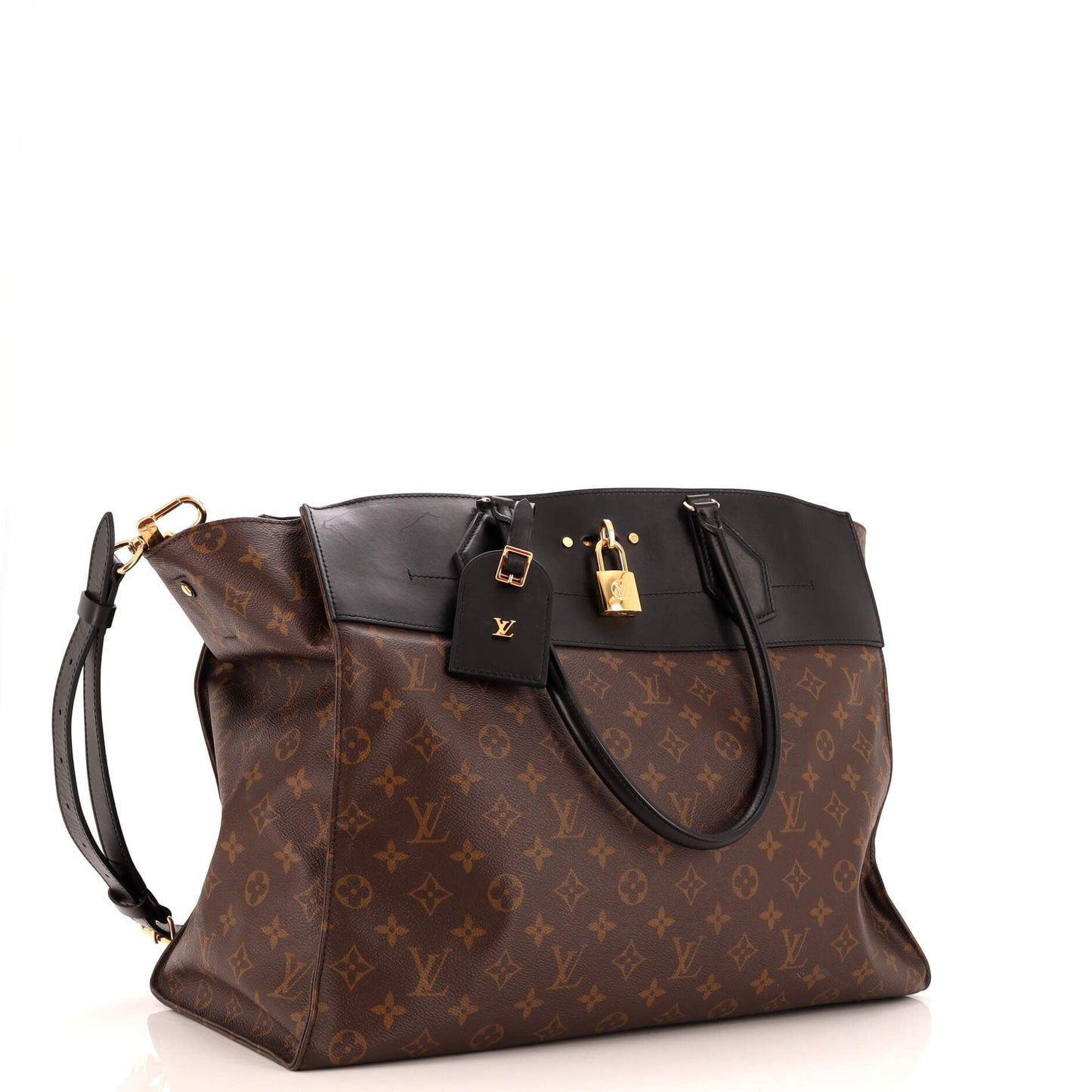 Louis Vuitton City Steamer Handbag Monogram Canvas XXL