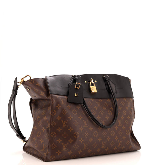 Louis Vuitton City Steamer Handbag Monogram Canvas XXL