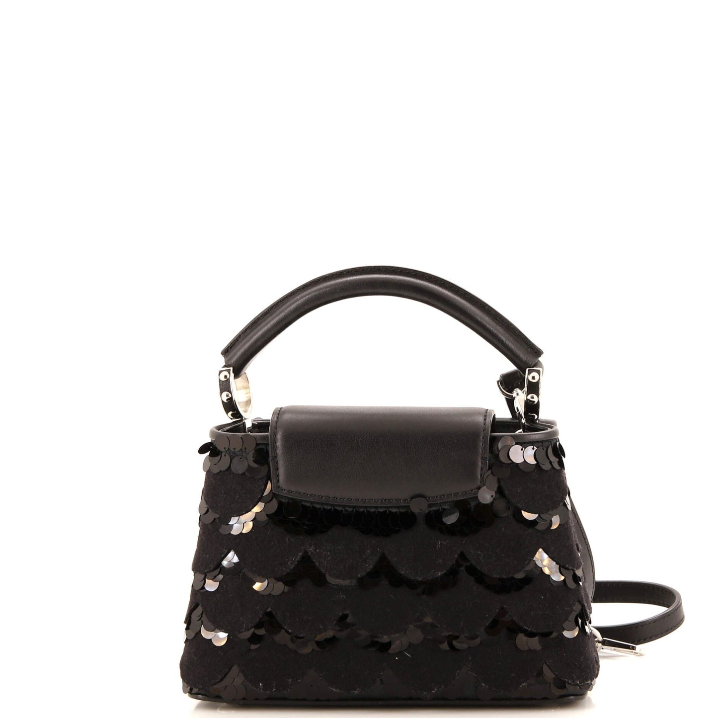 Louis Vuitton Capucines Bag Sequins and Felt Mini