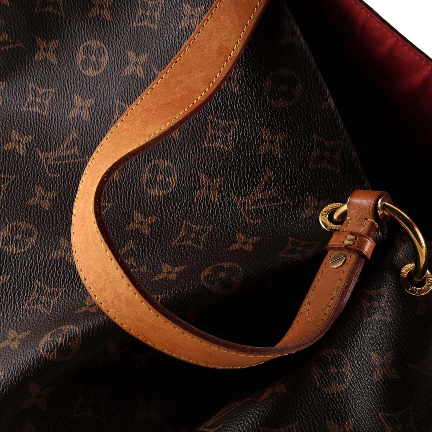 Louis Vuitton Graceful Handbag Monogram Canvas MM