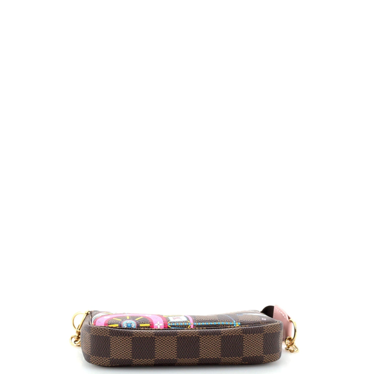 Louis Vuitton Pochette Accessoires Limited Edition Vivienne Xmas Damier Mini