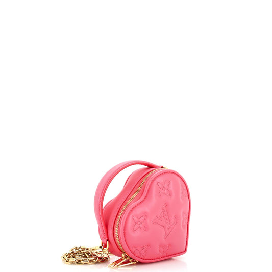 Louis Vuitton Pop My Heart Pouch Bag Bubblegram Leather