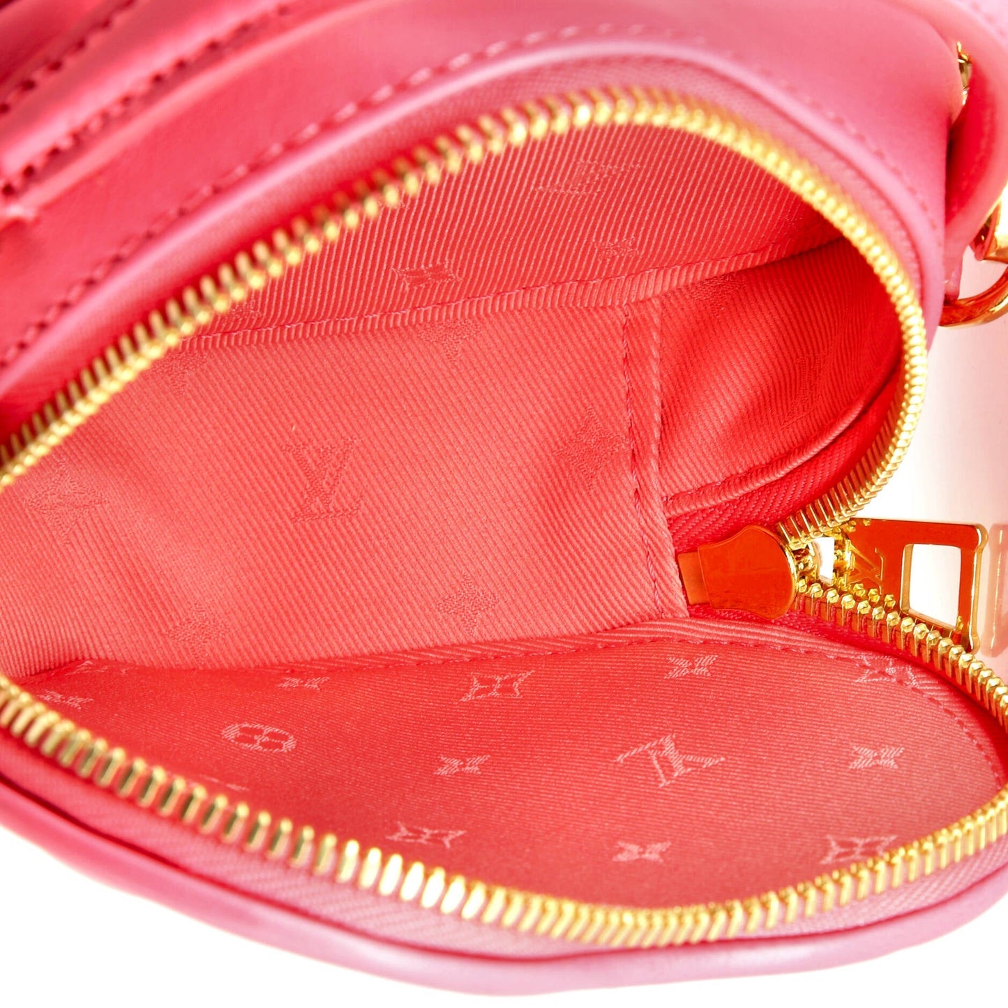 Louis Vuitton Pop My Heart Pouch Bag Bubblegram Leather