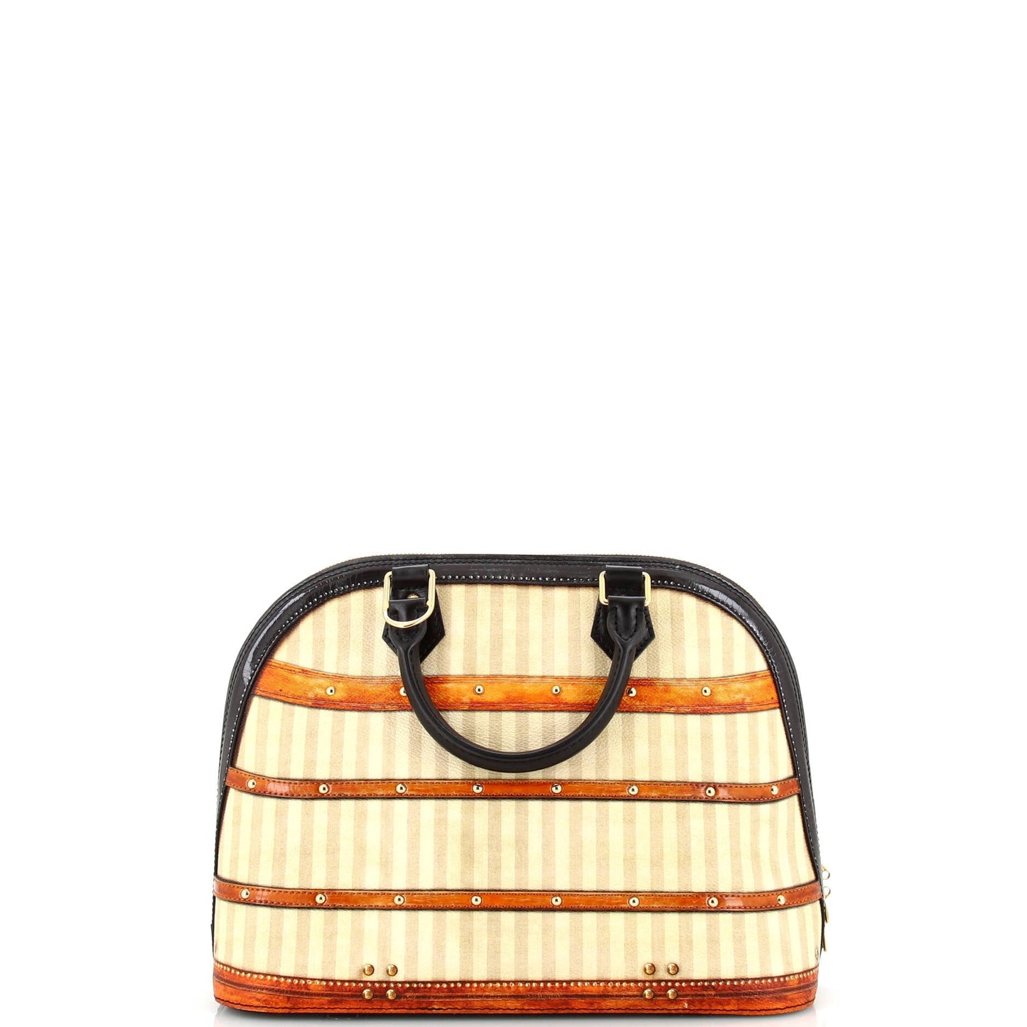 Louis Vuitton Alma Handbag Limited Edition Time Trunk Canvas PM