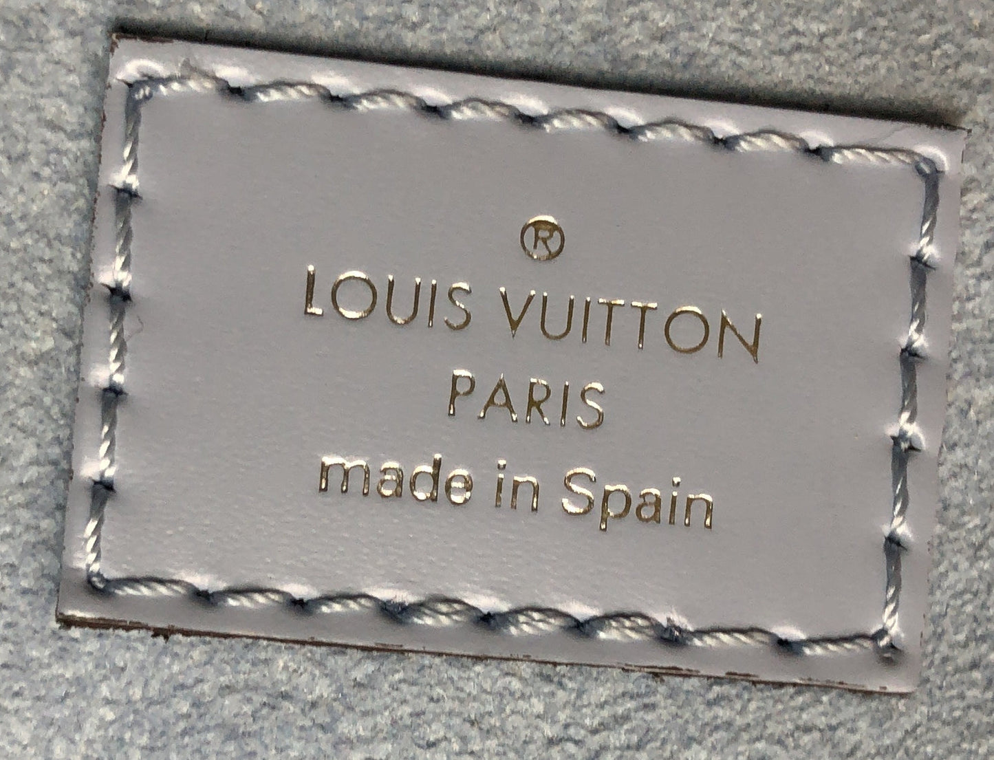 Louis Vuitton Petit Sac Plat Bag Epi Leather with Logo Jacquard Strap