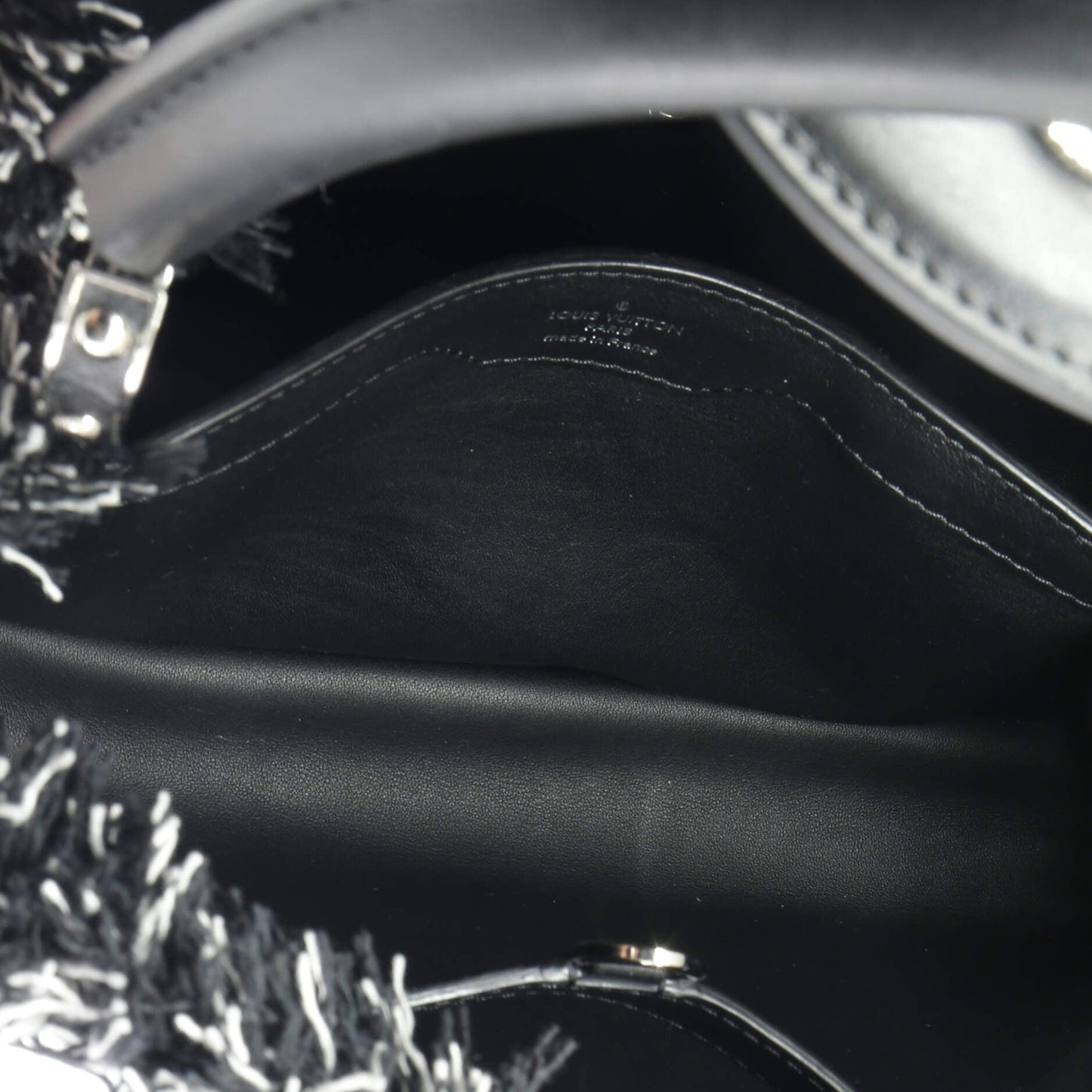 Louis Vuitton Capucines Bag Tweed PM