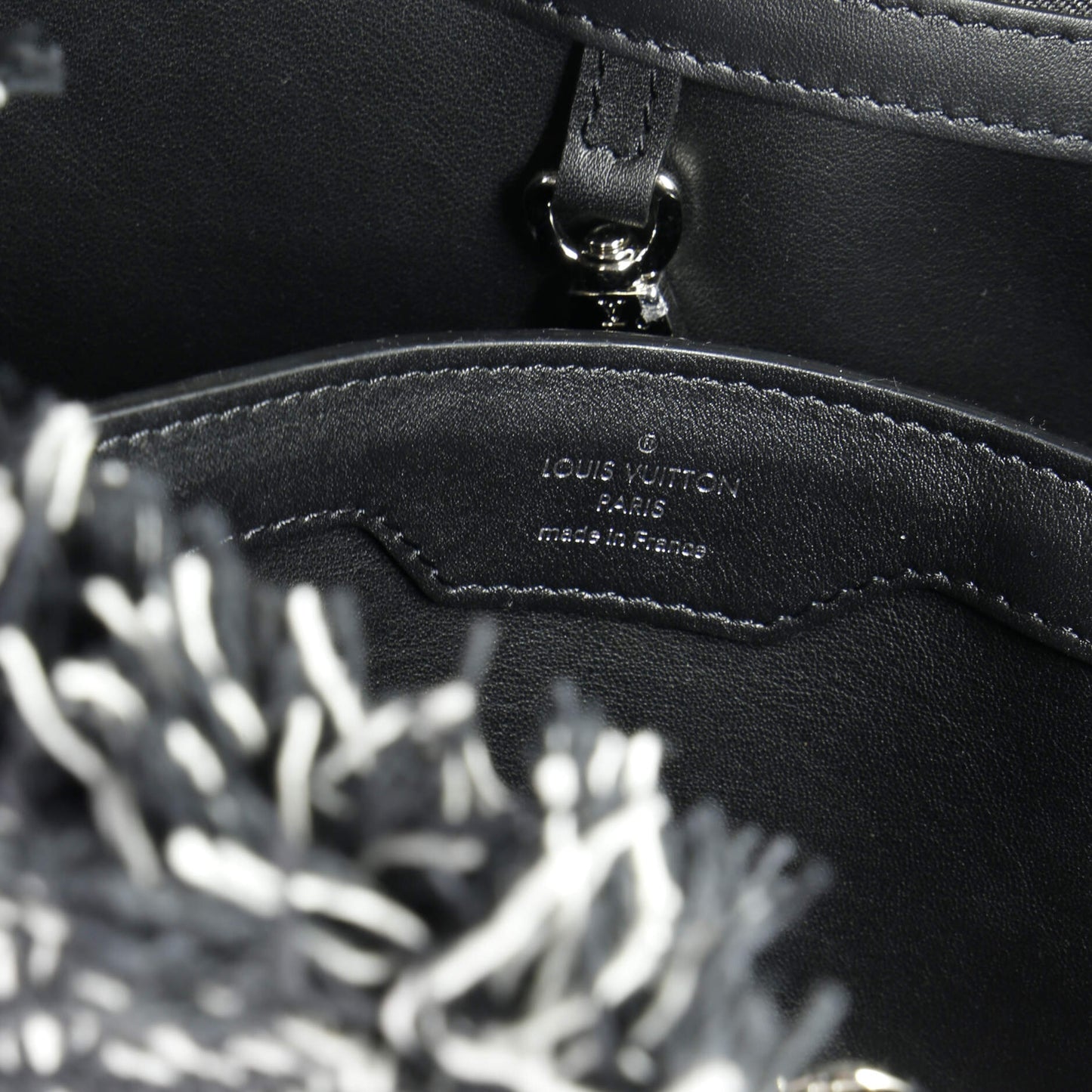 Louis Vuitton Capucines Bag Tweed PM