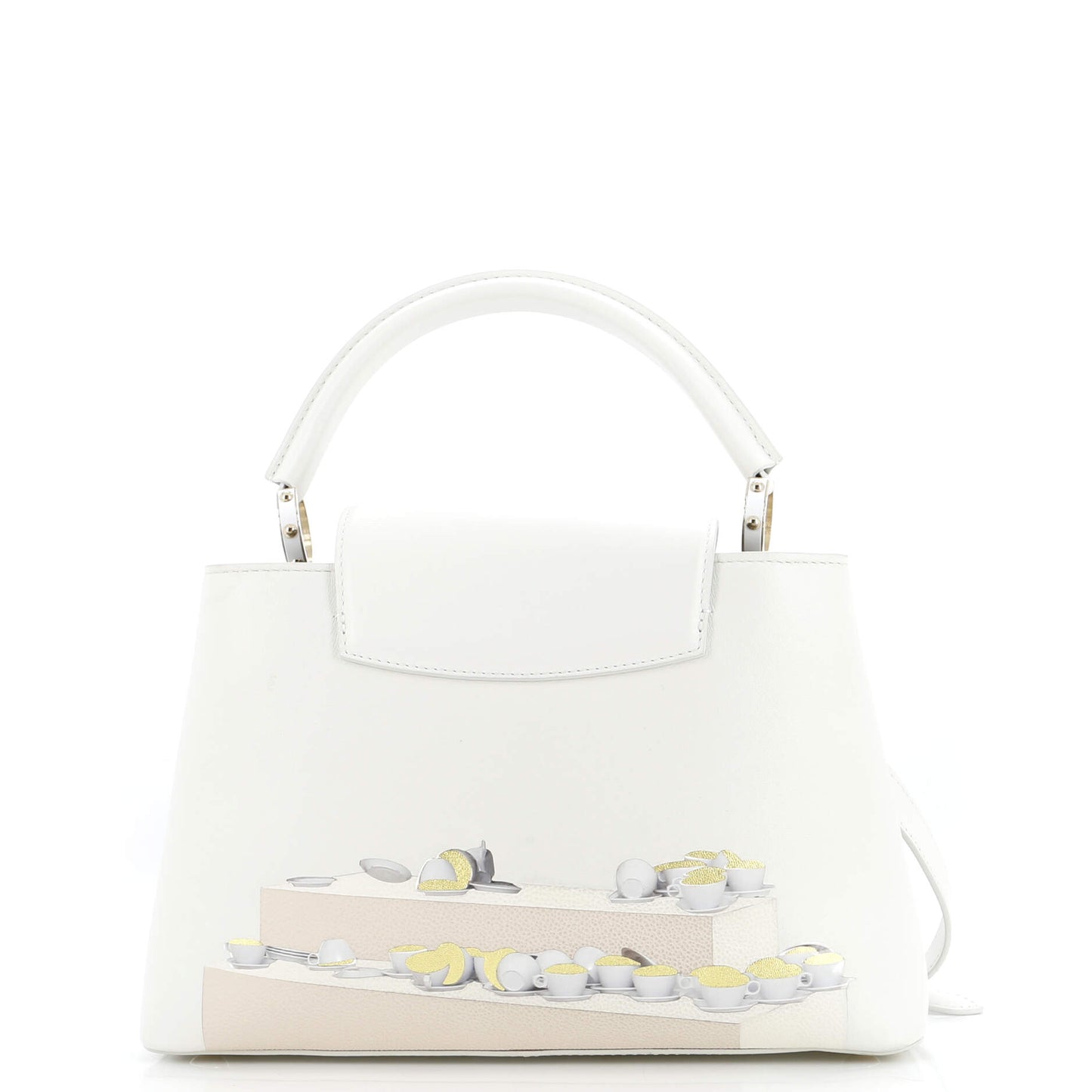 Louis Vuitton Paola Pivi ArtyCapucines Bag Printed Leather MM
