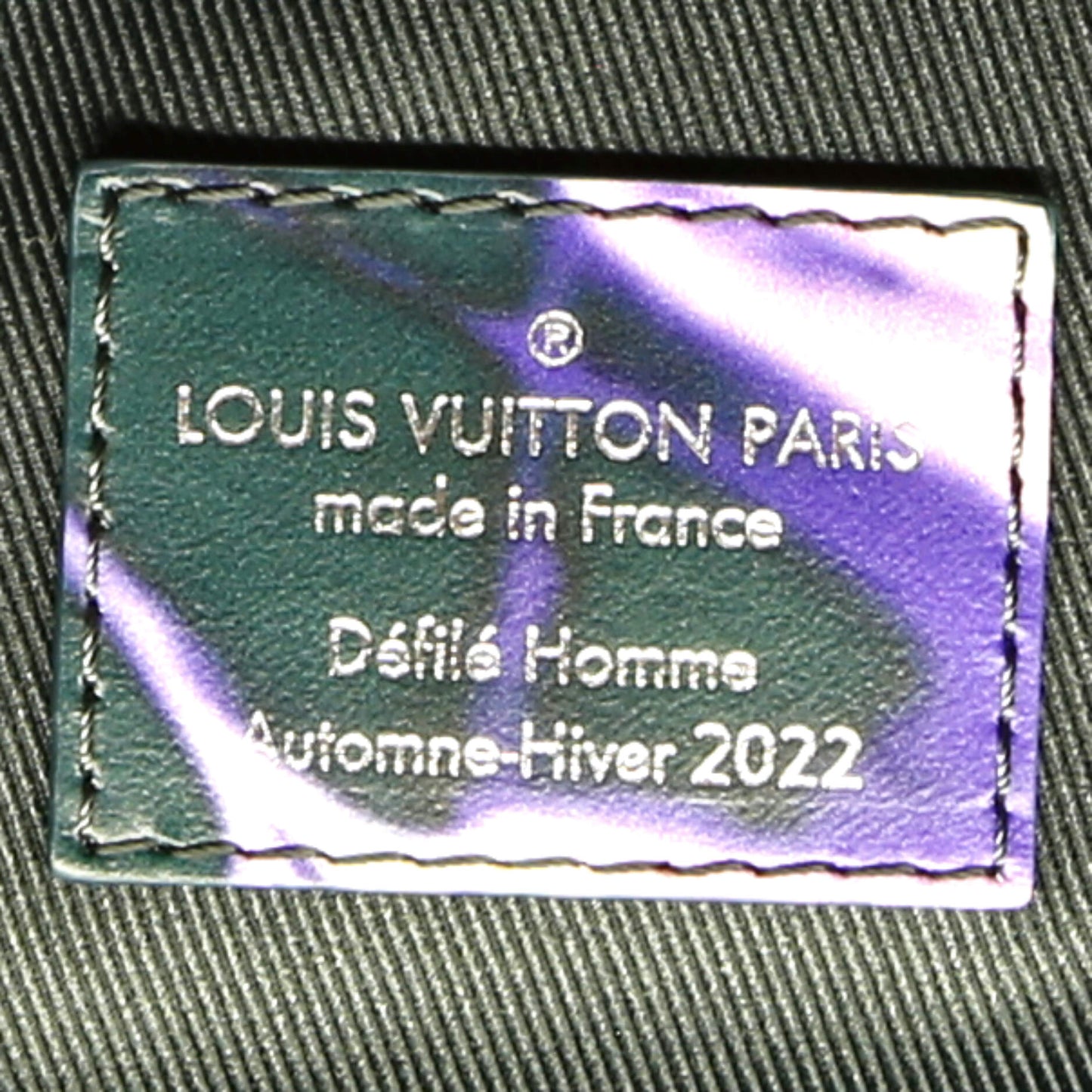 Louis Vuitton Multipocket Backpack Tie Dye Shearling