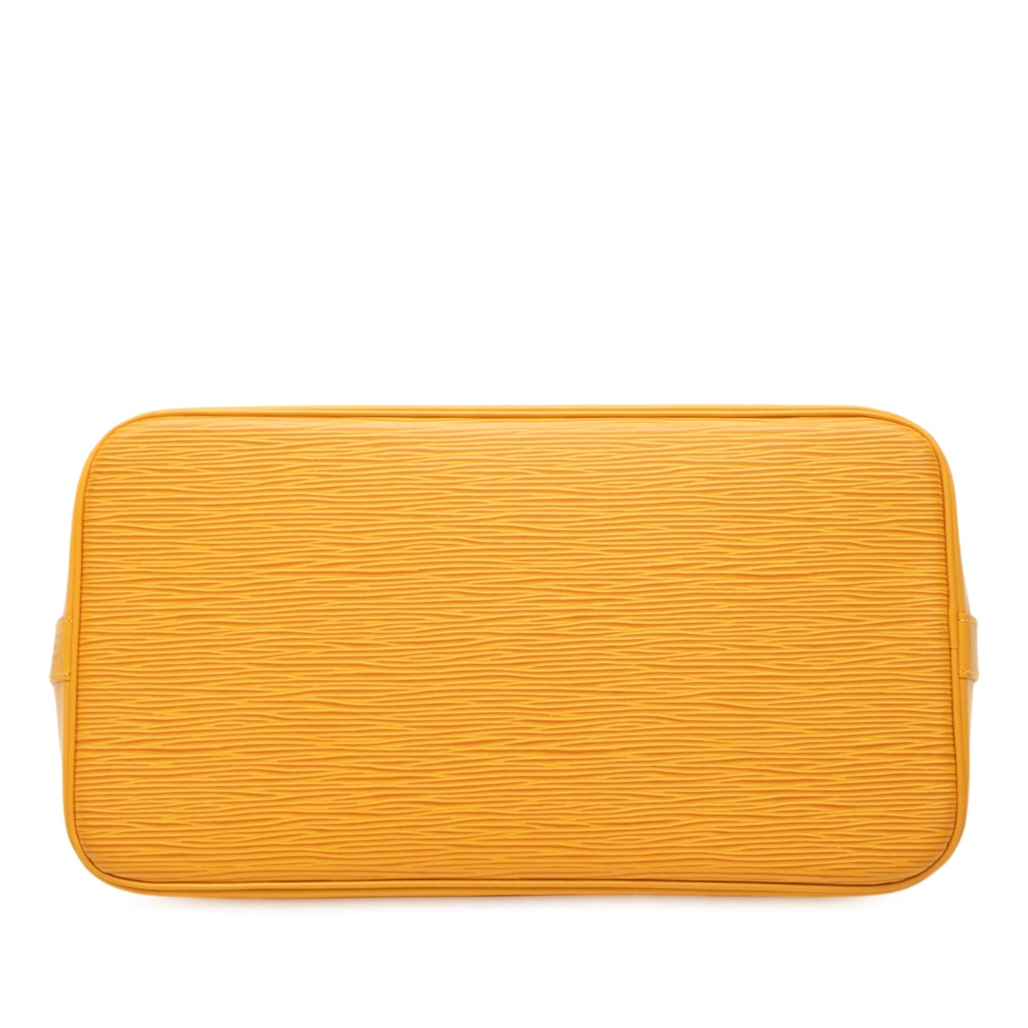 Yellow Louis Vuitton Epi Alma PM Handbag