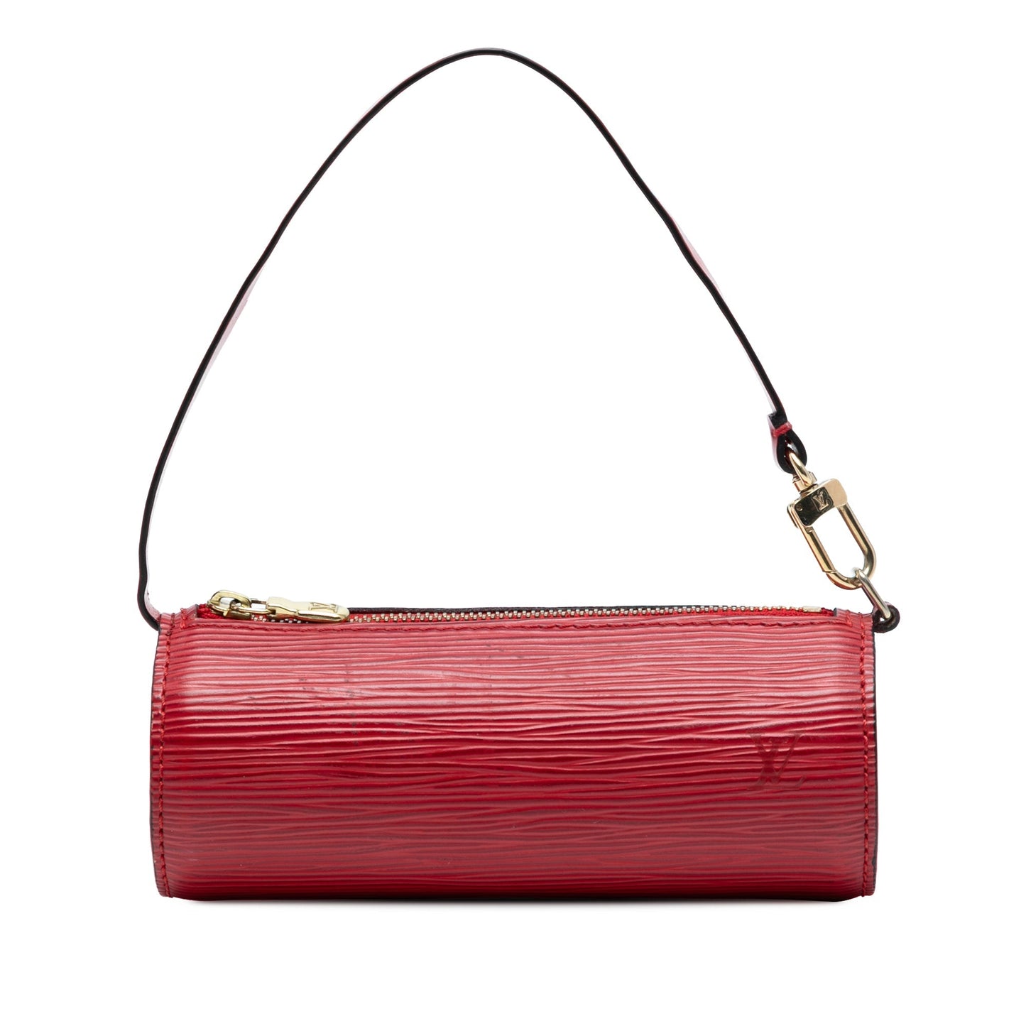 Red Louis Vuitton Epi Pochette Papillon Handbag